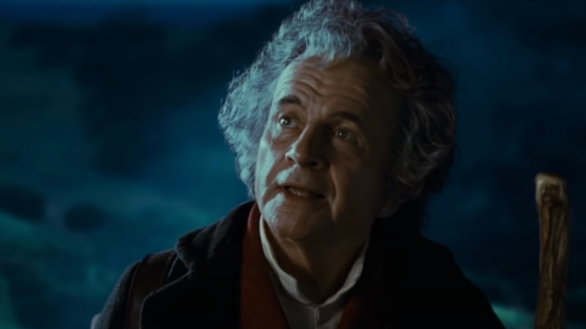 Ian Holm, Iconic actor, Bilbo in LOTR, Legendary performance, 1920x1080 Full HD Desktop