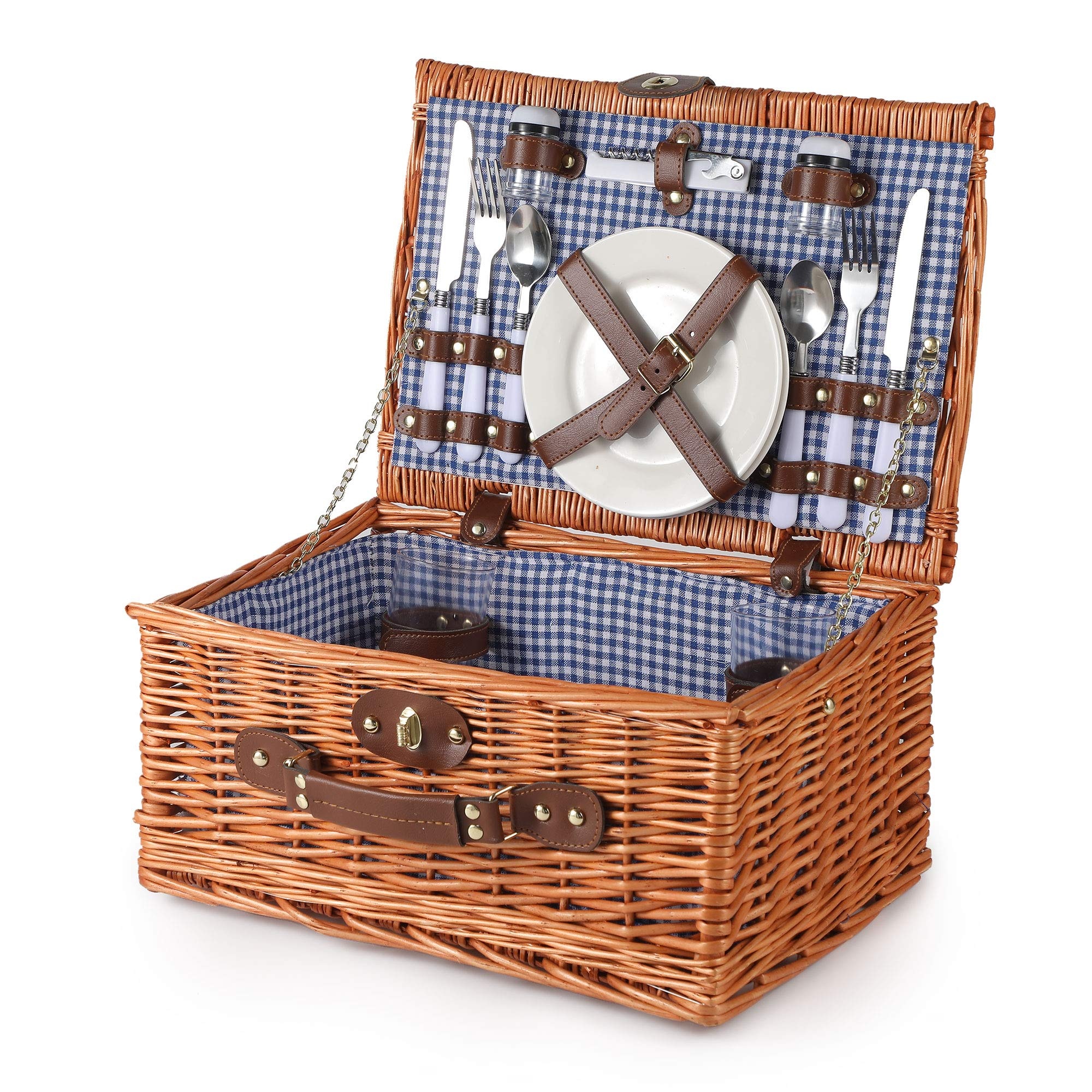 Yasion picnic basket, Wicker picnic baskets, 2000x2000 HD Phone