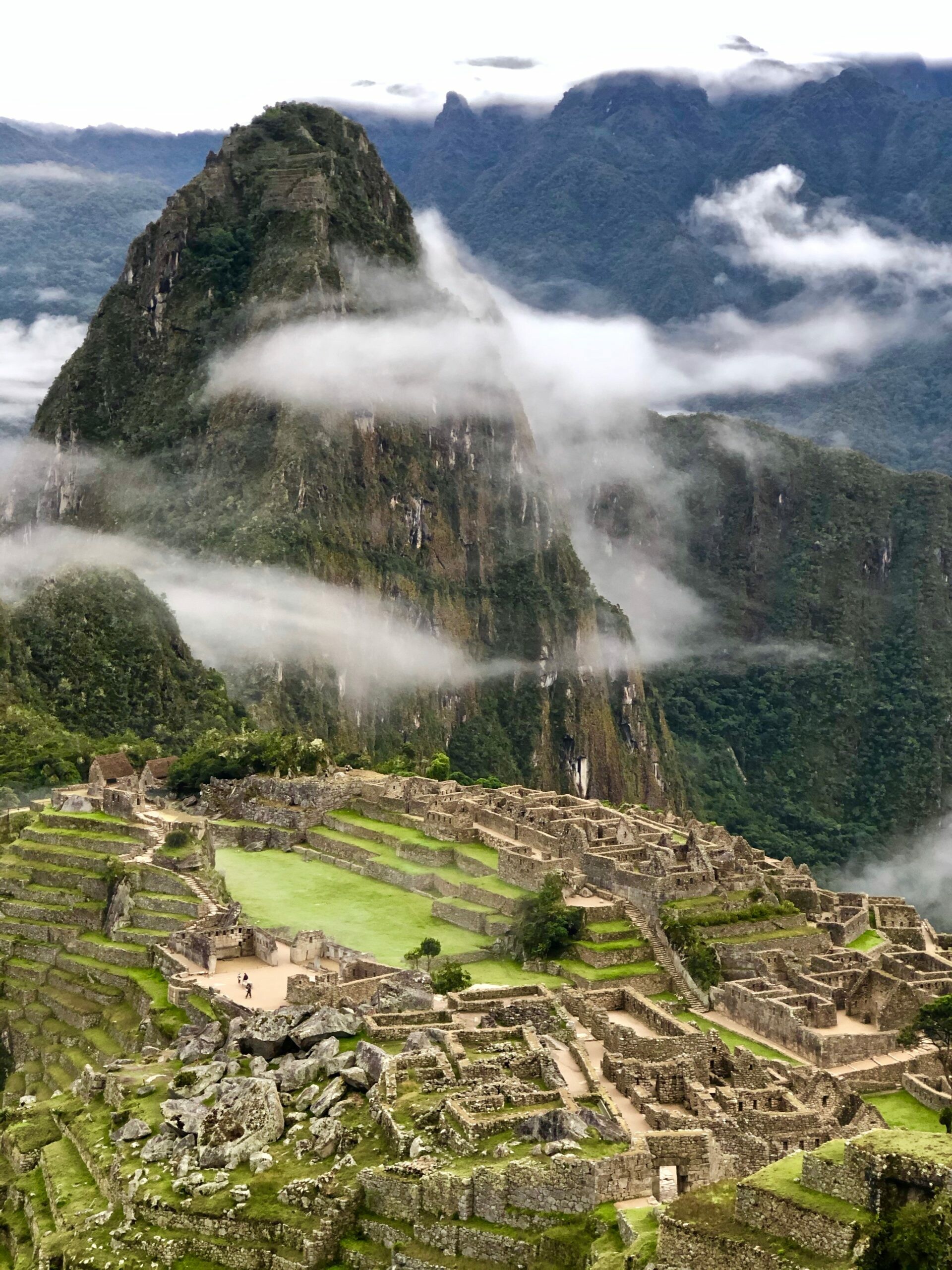 Machu Picchu: Located in the Eastern Cordillera of southern Peru. 1920x2560 HD Background.