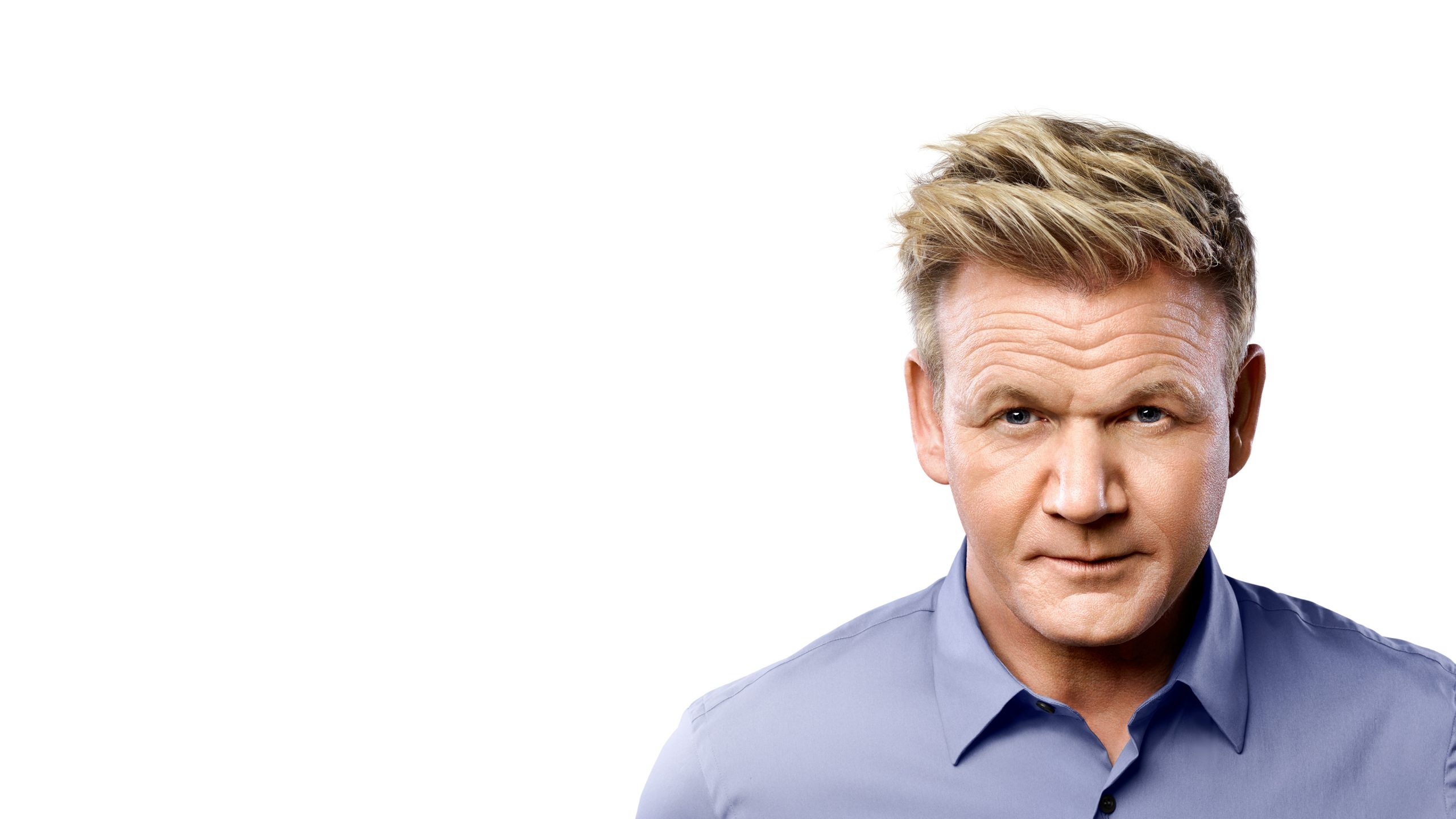 Gordon Ramsay: Combines activities on the television, film, hospitality, and food industries. 2560x1440 HD Background.