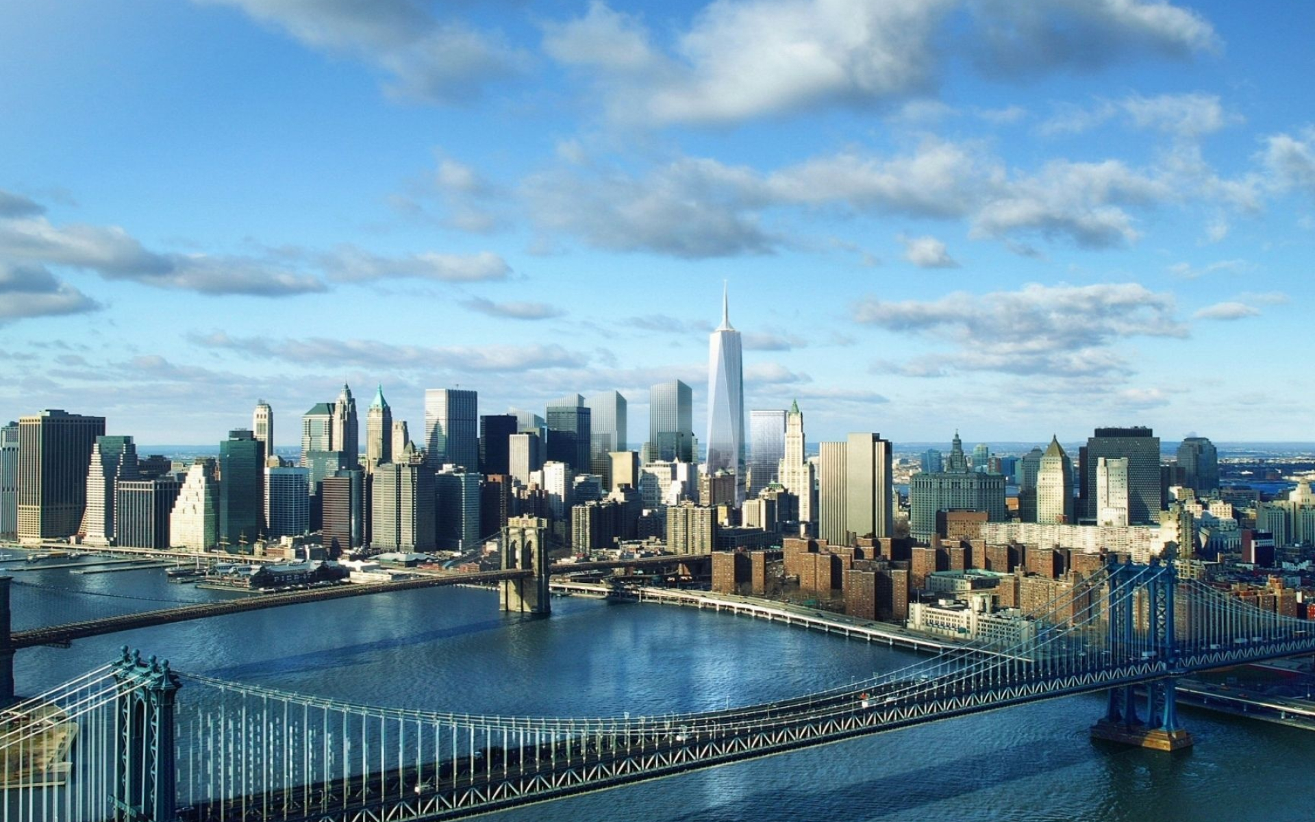 Stadtbild mit Freedom Tower, 1920x1200 HD Desktop
