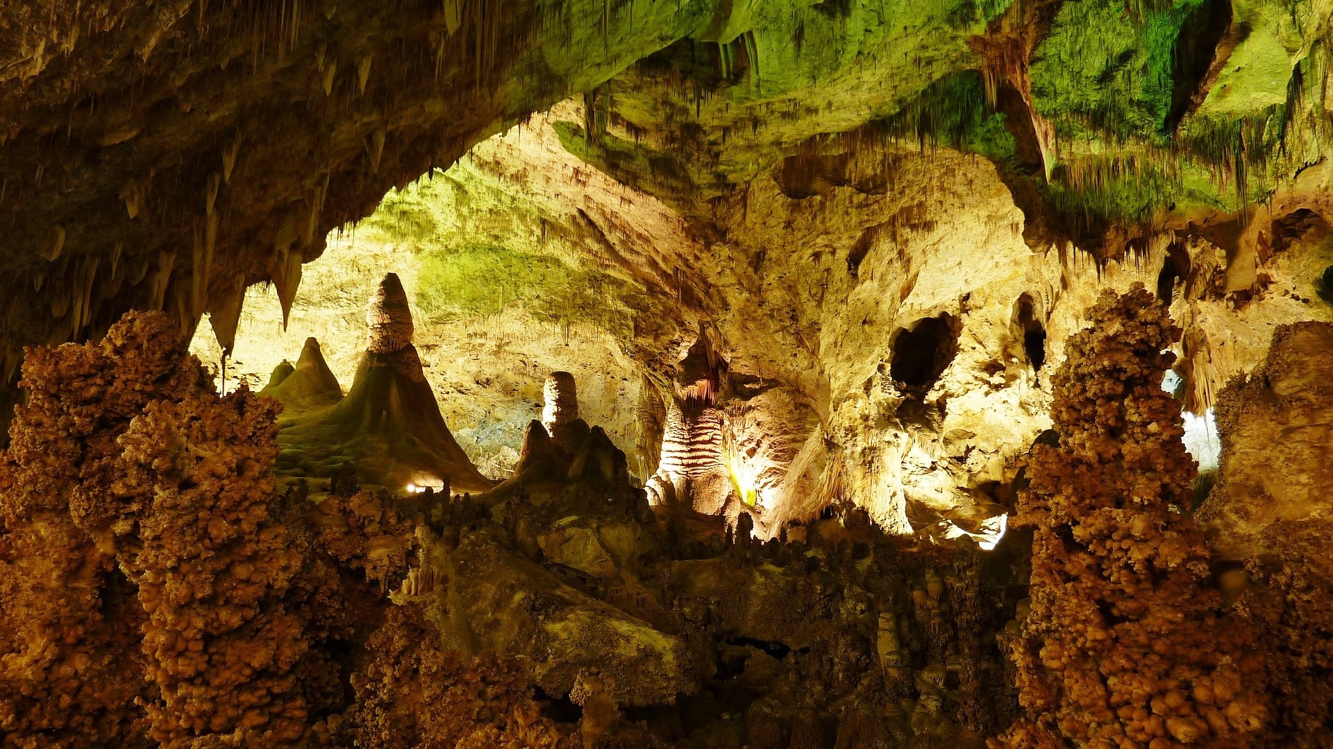 Carlsbad Caverns, Parco nazionale delle, Storia geologia flora fauna, 1920x1080 Full HD Desktop