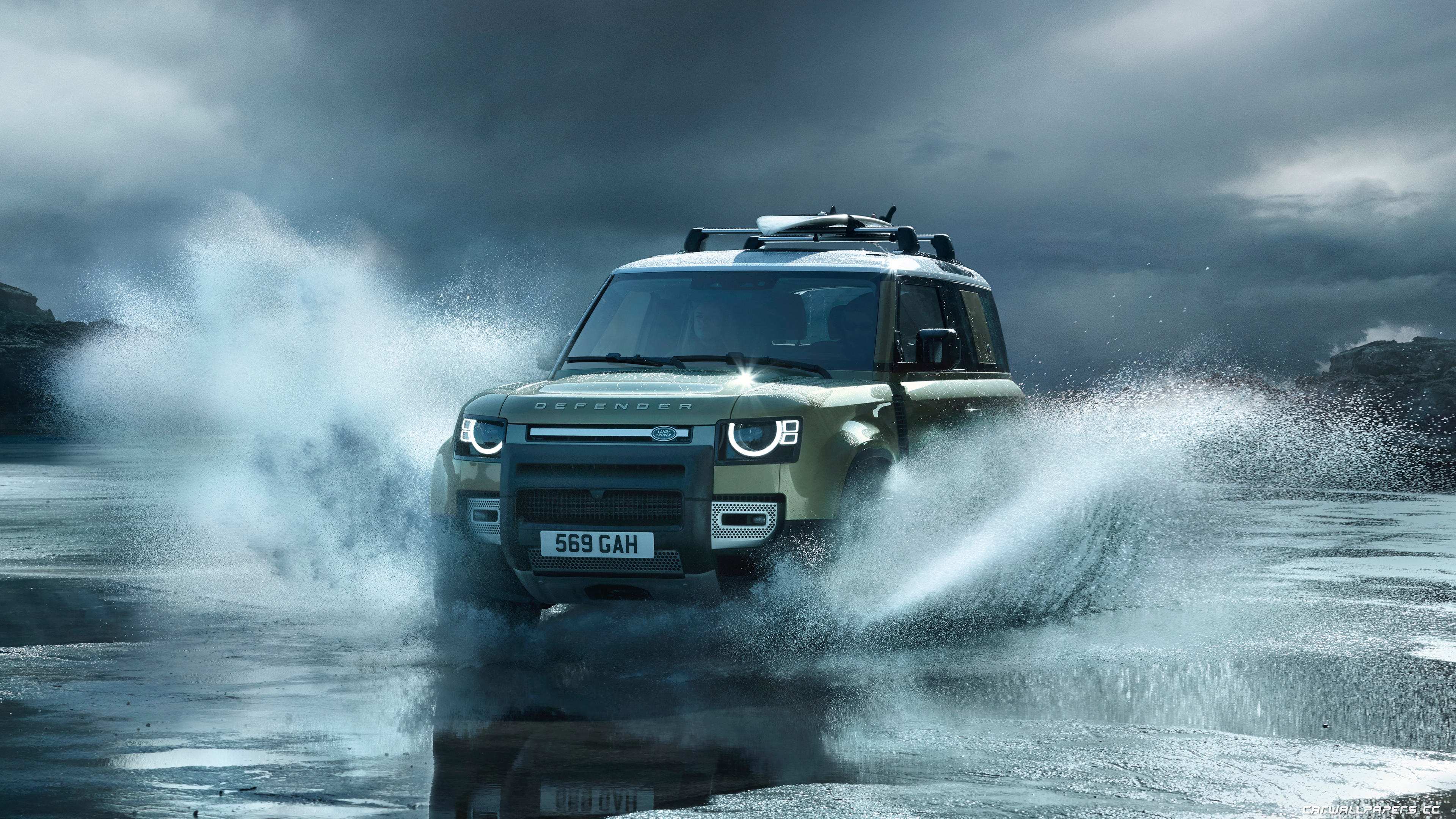 Land Rover Defender, Adventure Pack edition, Off-road capabilities, Luxurious SUV, 3840x2160 4K Desktop