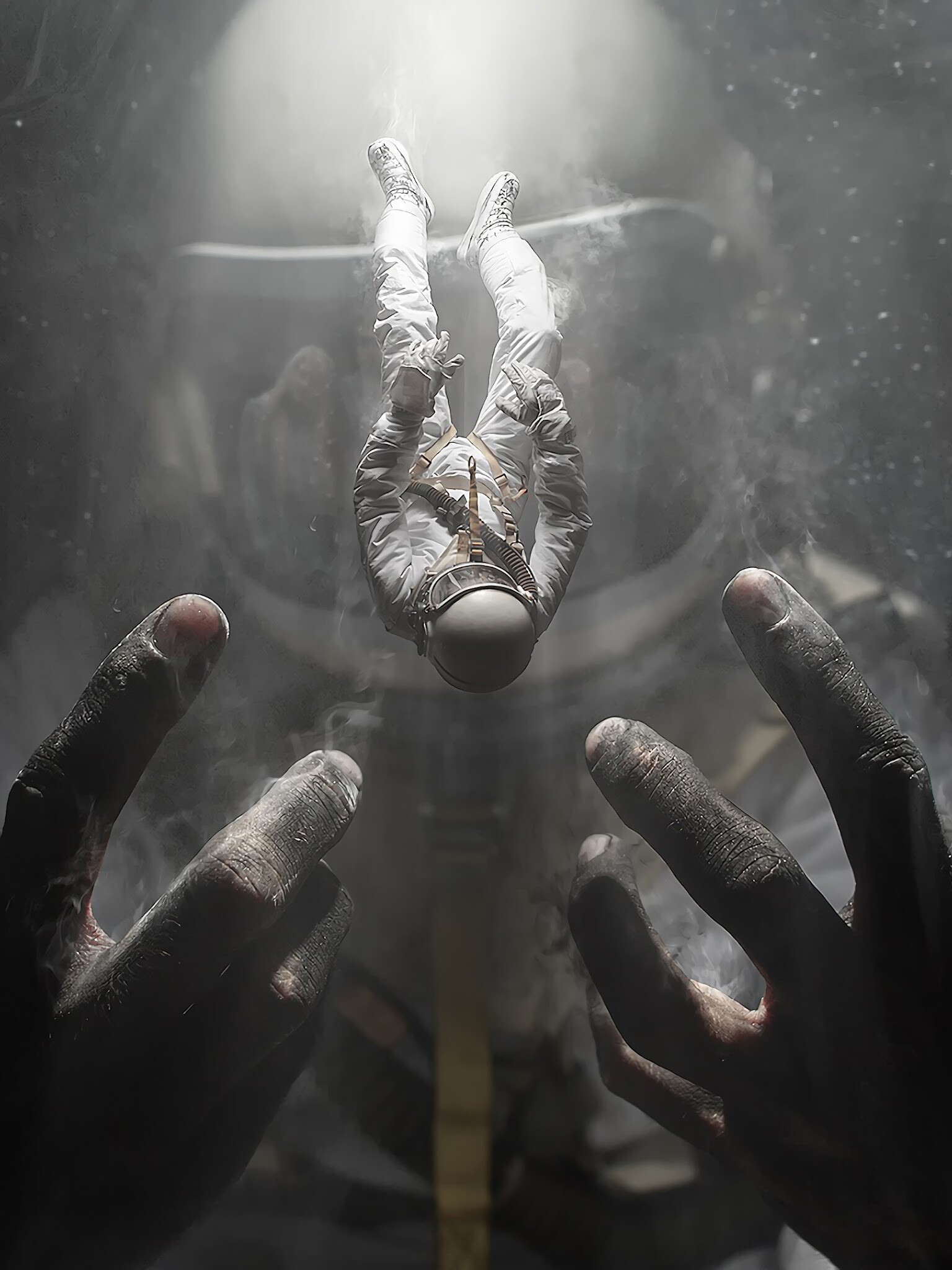 Astronaut: A spacesuit, A person who has been trained for travelling in space. 1540x2050 HD Background.