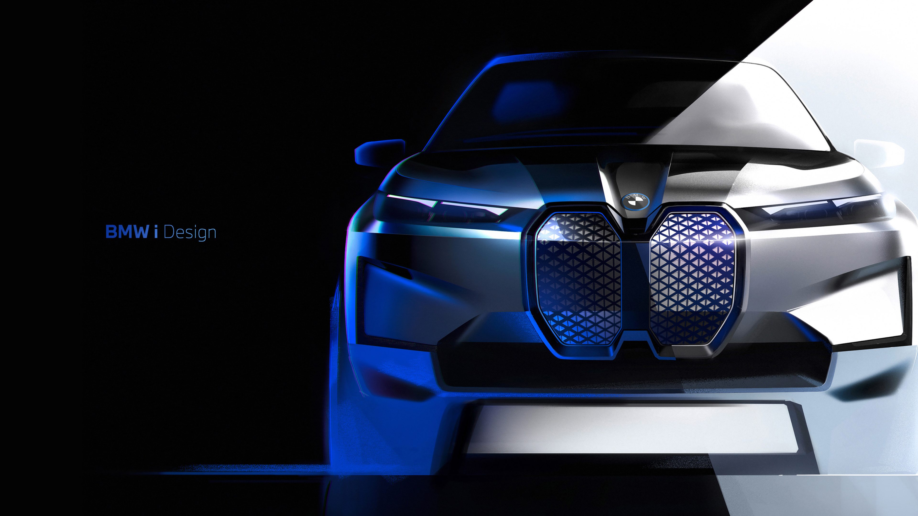 BMW iX, Sleek desktop wallpapers, Impressive design, Automotive beauty, 3840x2160 4K Desktop