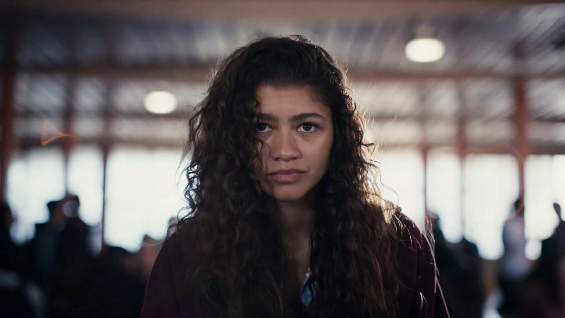 Euphoria (TV Series): HBO teen drama, A group of high school-age friends. 1920x1080 Full HD Background.