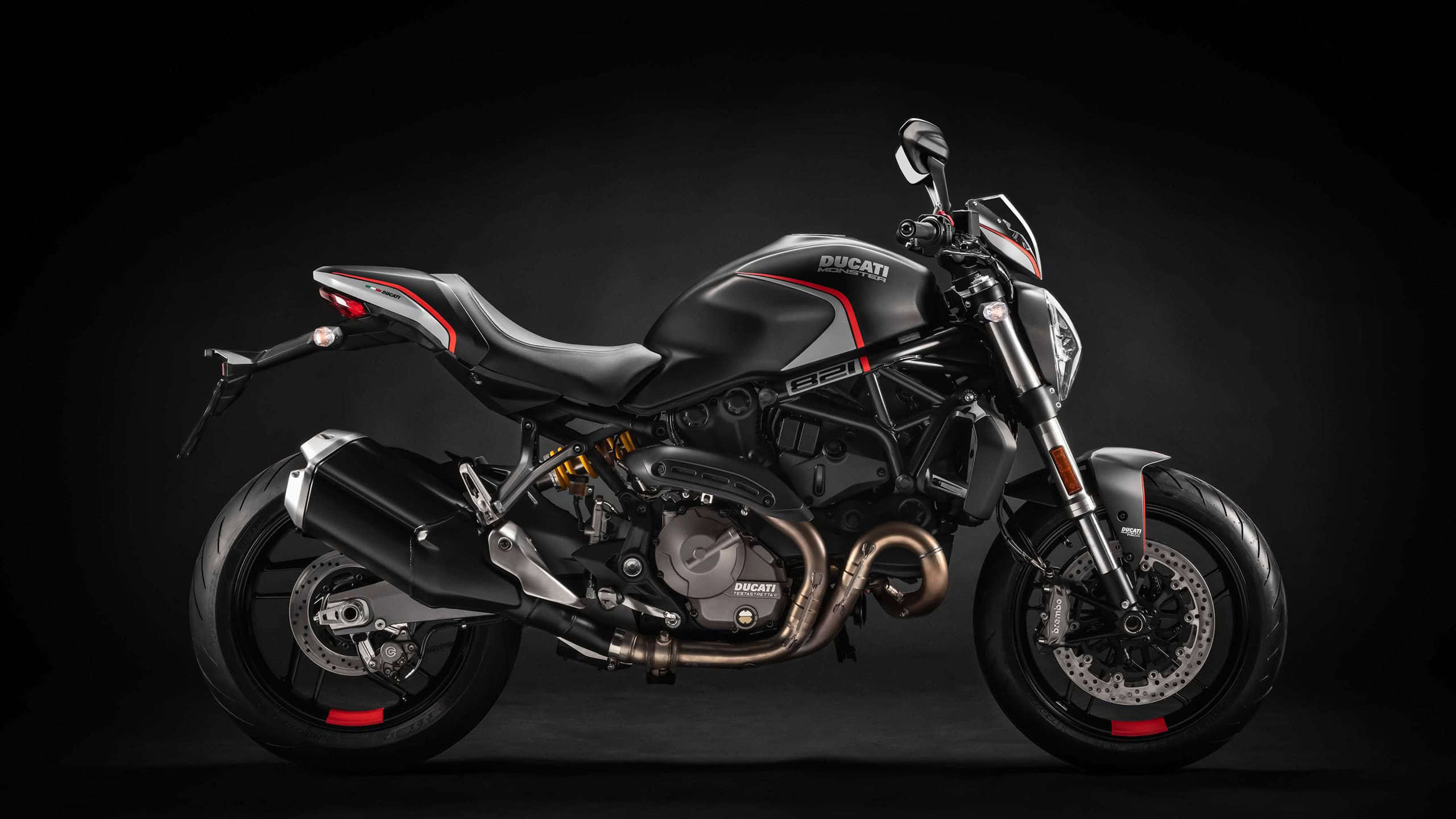 Ducati Monster, 821 Stealth, Wallpaper, Bikes, 2560x1440 HD Desktop