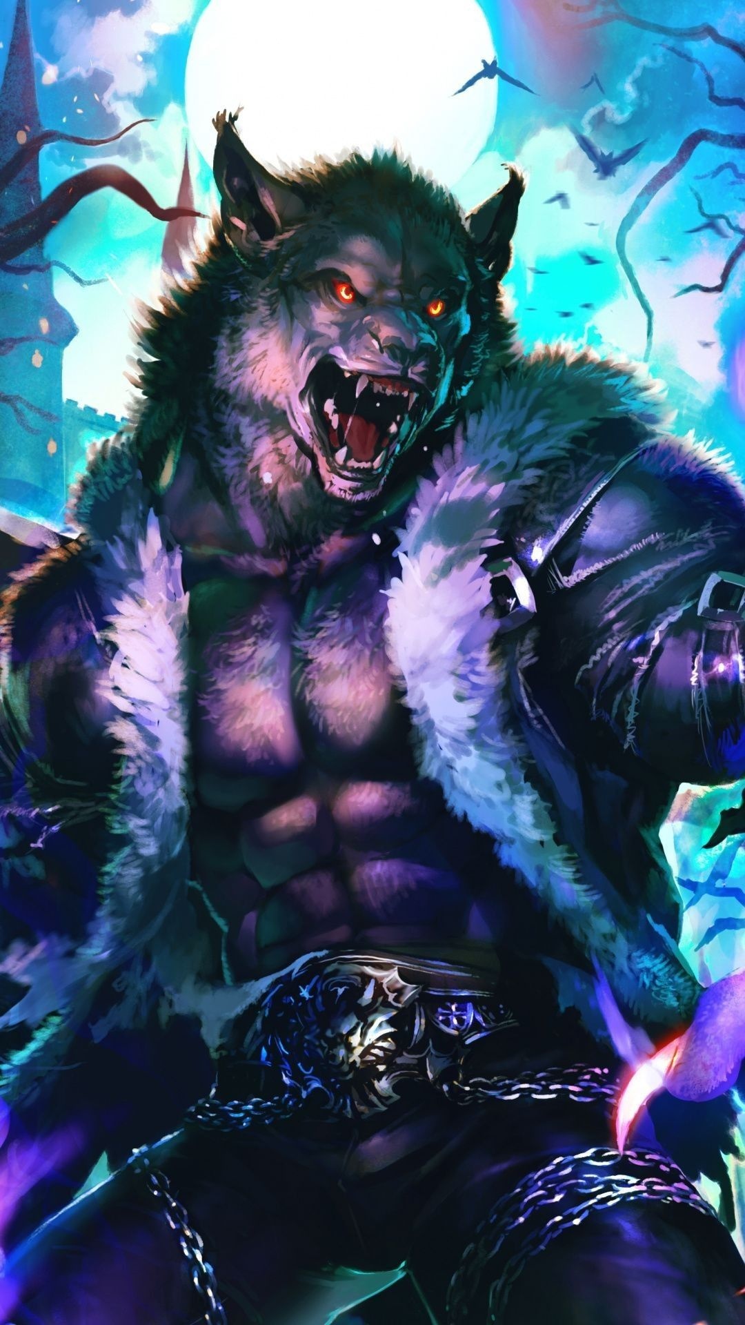 Lycan ideas, Werewolf art, Wolf art, Mythical creatures, 1080x1920 Full HD Phone