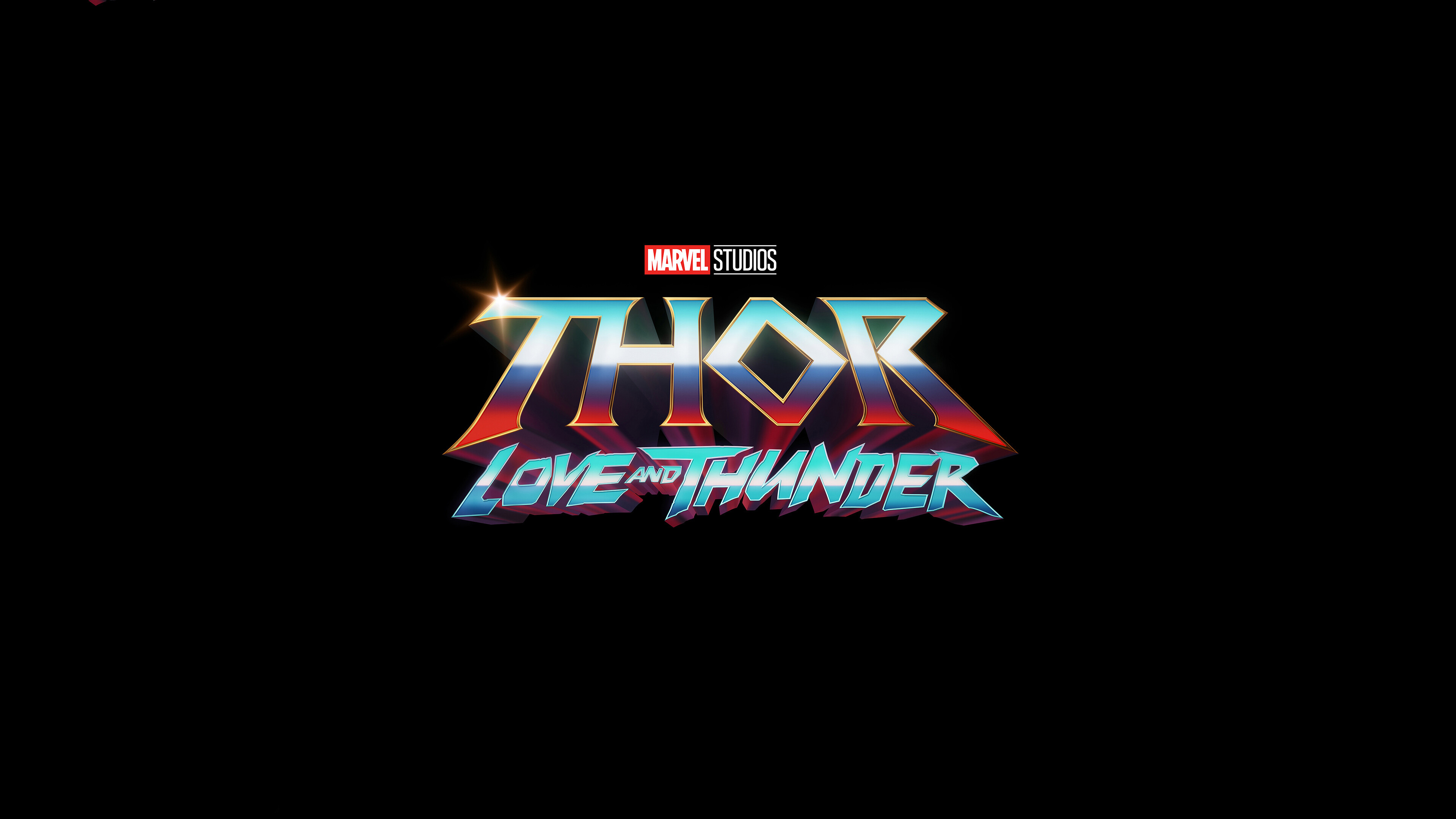 Thor: Love and Thunder: 2022 superhero film, Marvel Studios. 3840x2160 4K Background.