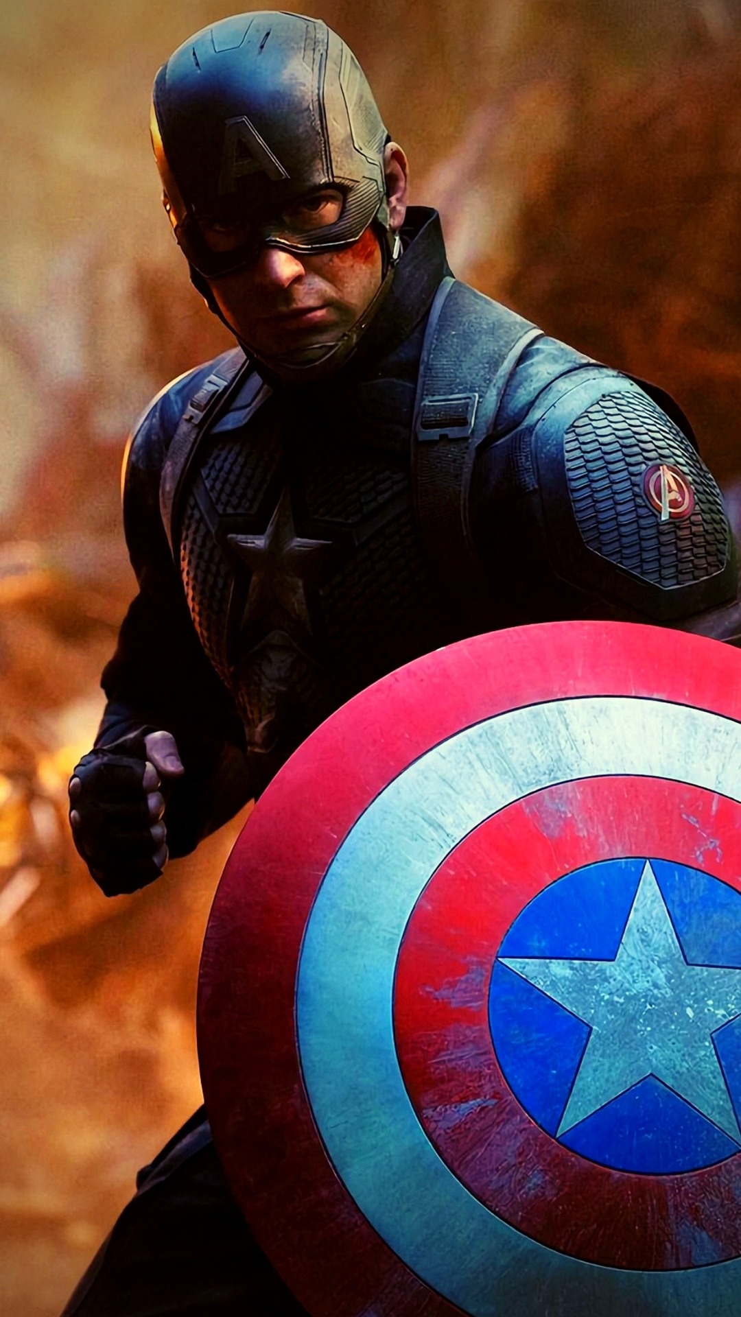 Captain America: Fought against many notable villains, including the Red Skull, Baron Zemo, and Crossbones. 1080x1920 Full HD Wallpaper.