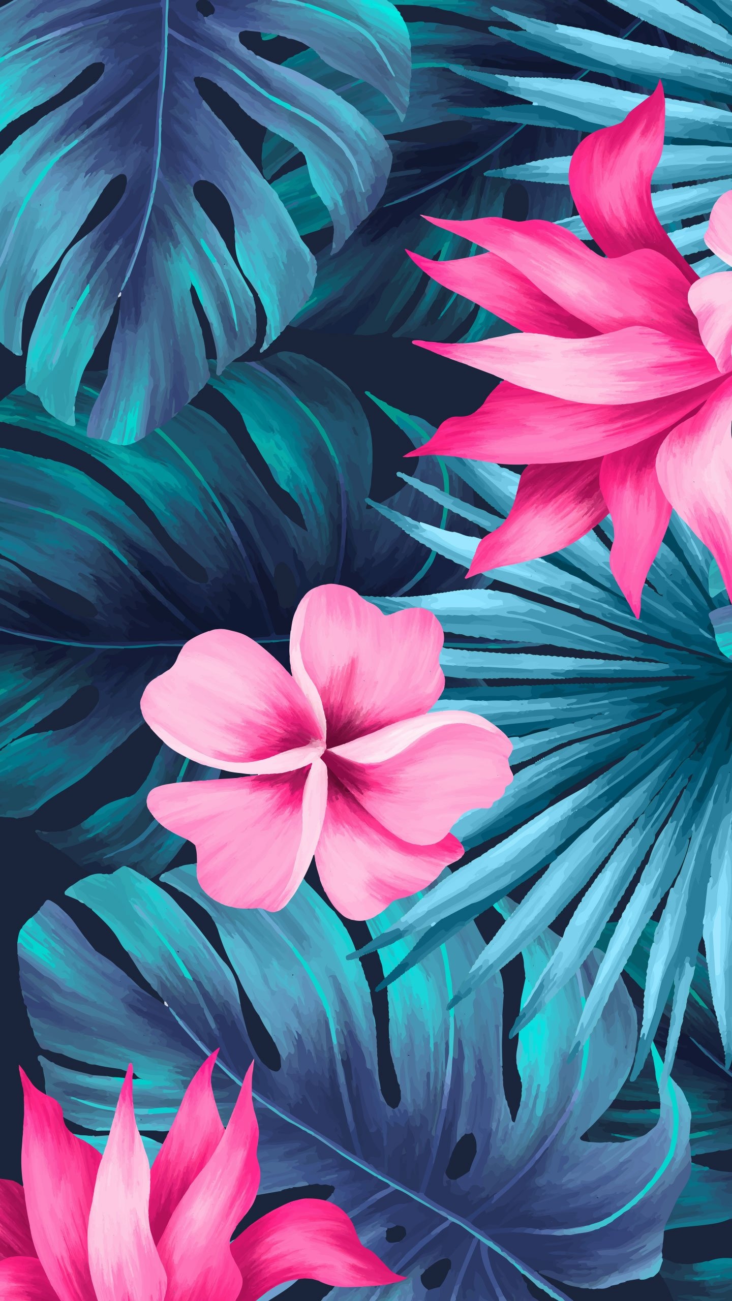 Hawaiian flower, Flower wallpaper, 1440x2560 HD Phone