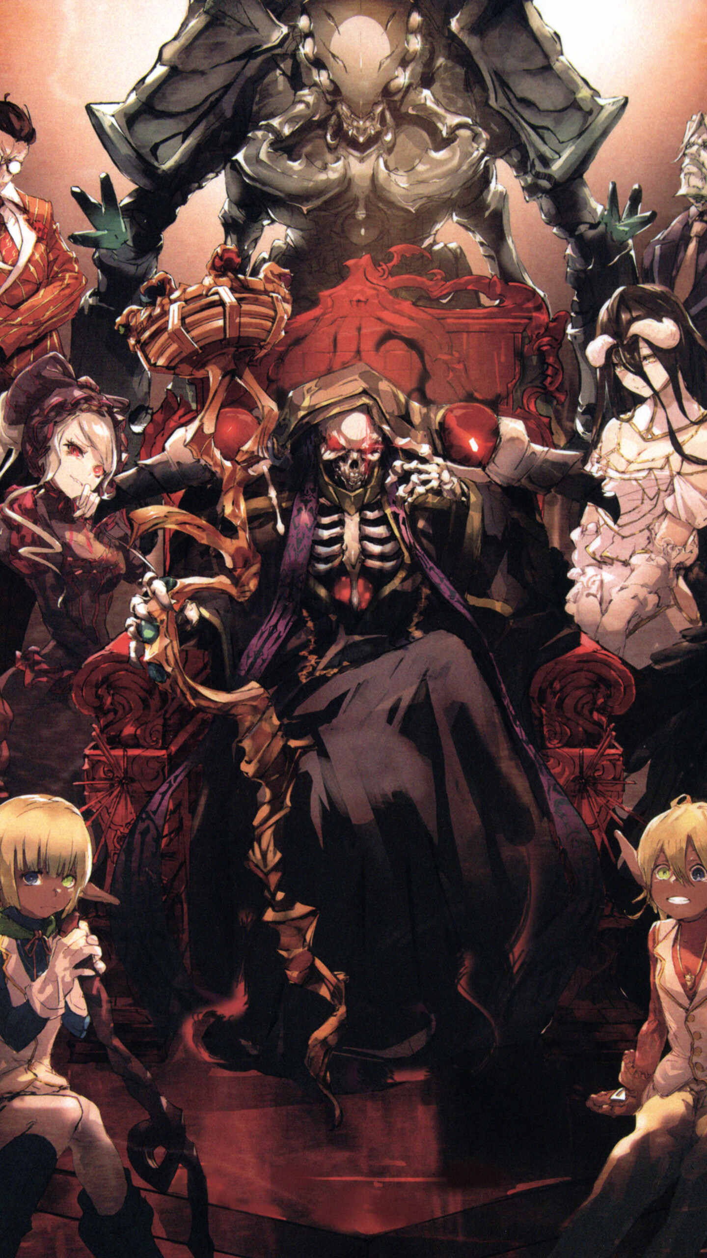 Overlord: Two compilation films acting as a recap to the anime television series were released in 2017. 1440x2560 HD Background.