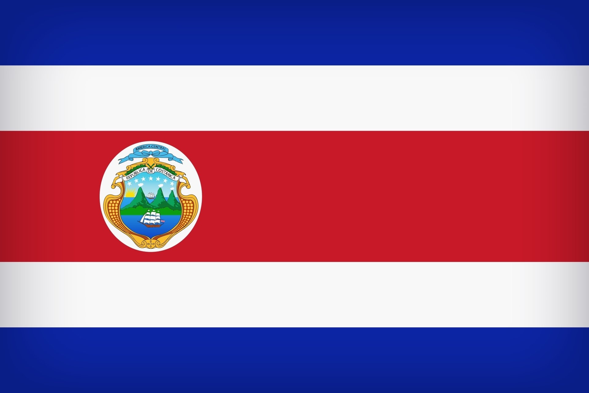 Flag of Costa Rica, HD wallpapers, National pride, Emblem of unity, 1920x1280 HD Desktop