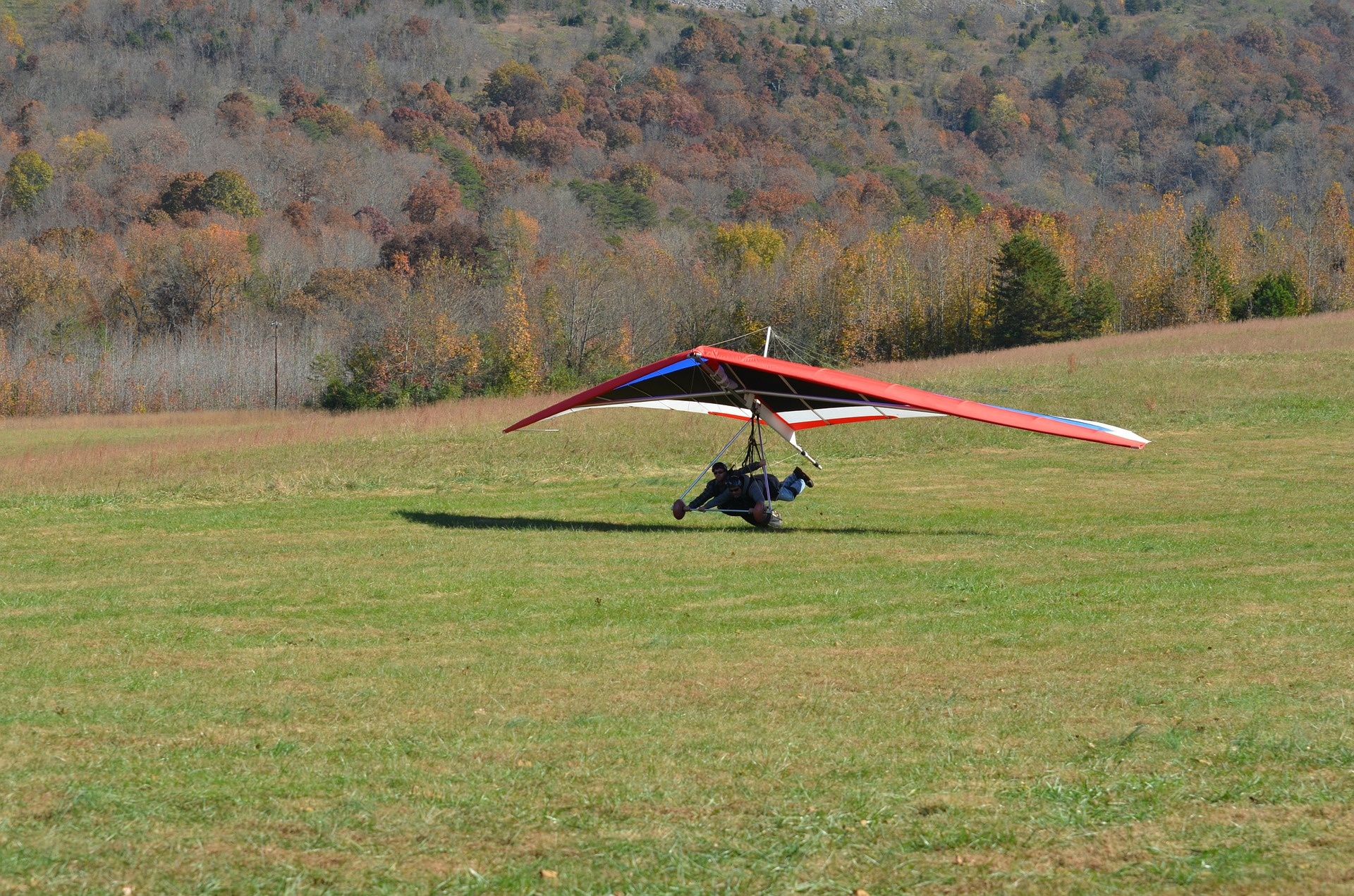 Hang Gliding: Incident-free tandem flights, A super smooth landing, Windy conditions.. 1920x1280 HD Background.
