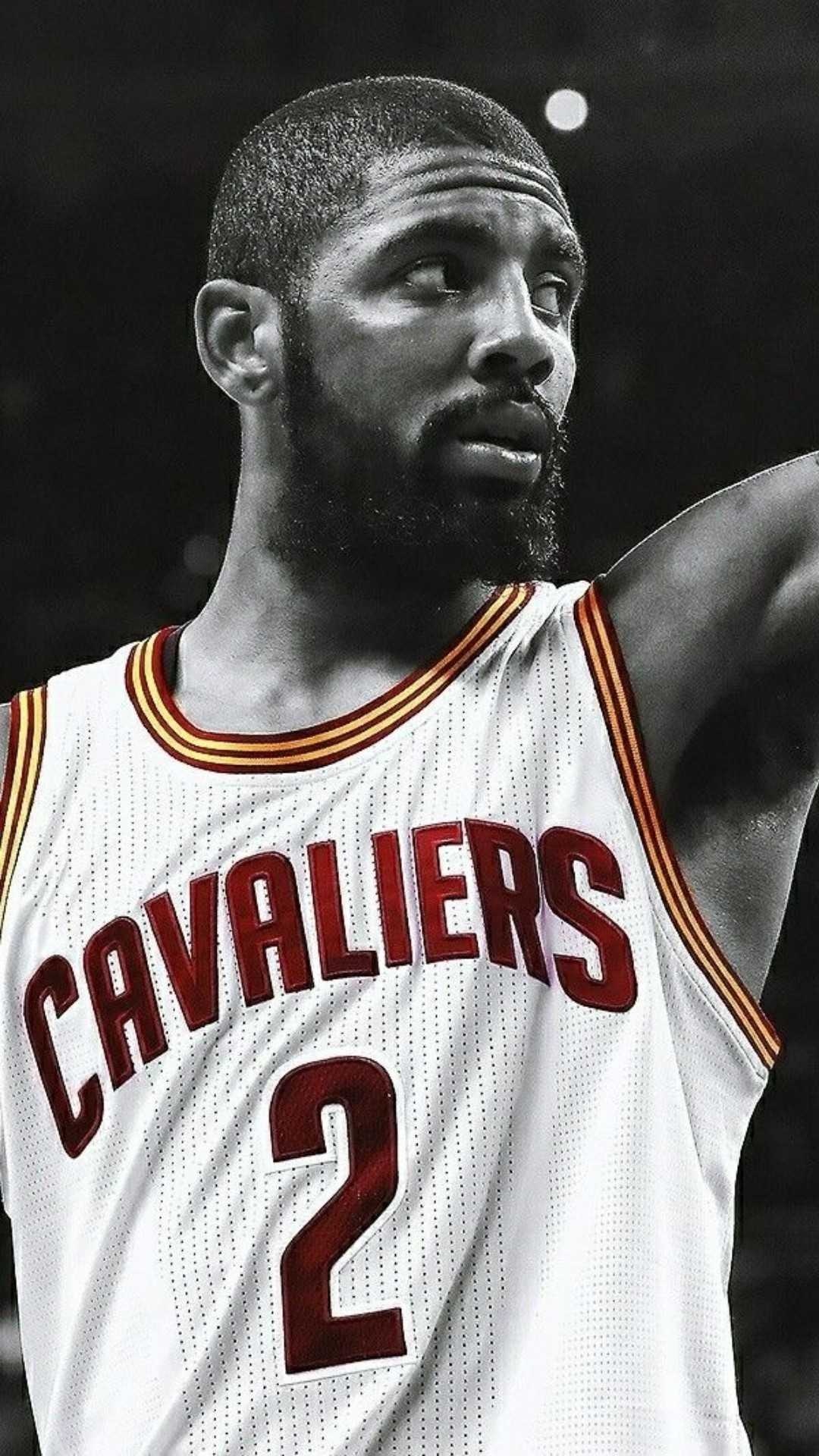 Cleveland Cavaliers: Kyrie Irving, The 2006–07 team advanced to the franchise's first NBA Finals. 1080x1920 Full HD Background.