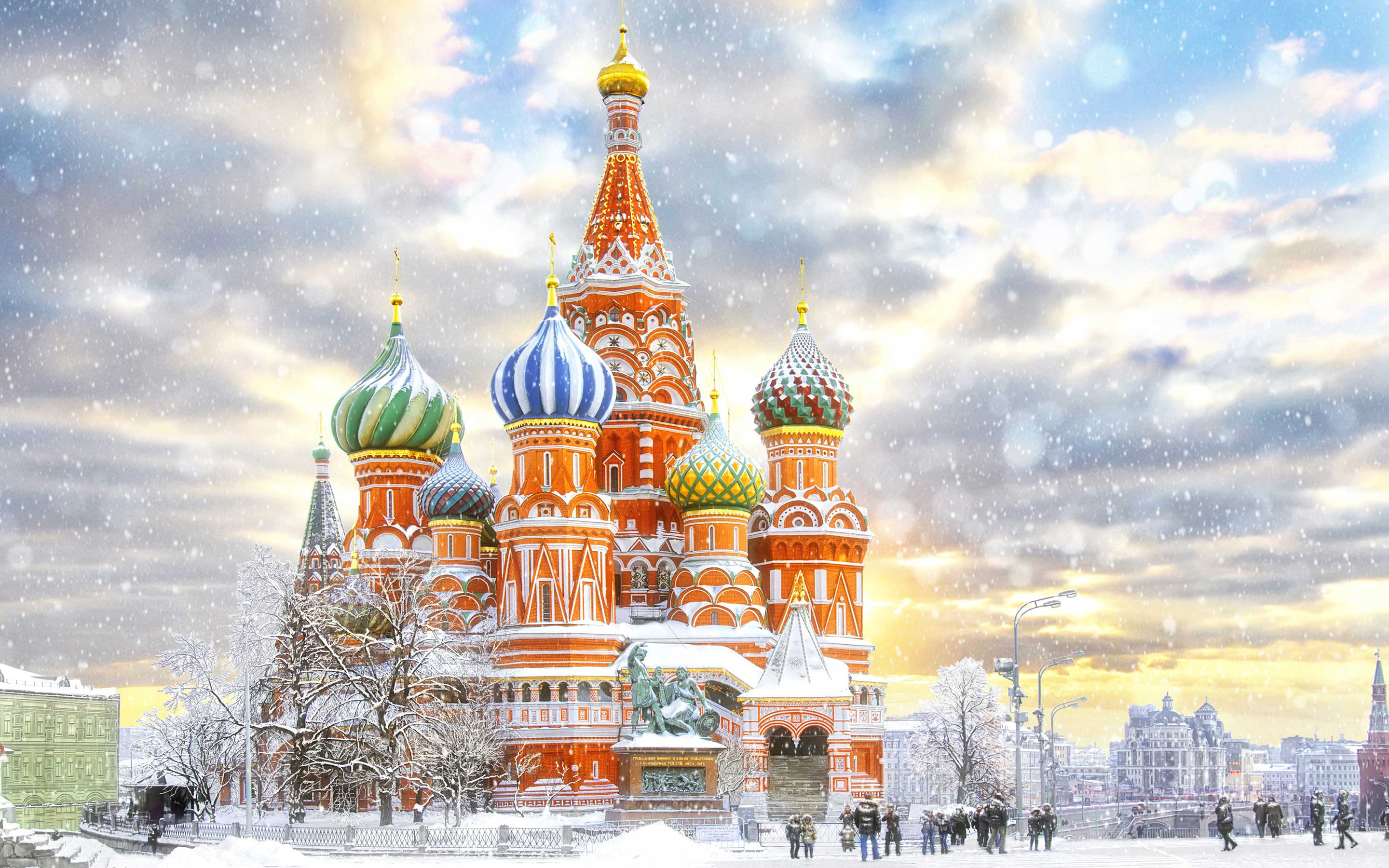 Saint Basil's Cathedral, Moscow's pride, Russia's heritage, HD wallpaper, 2880x1800 HD Desktop