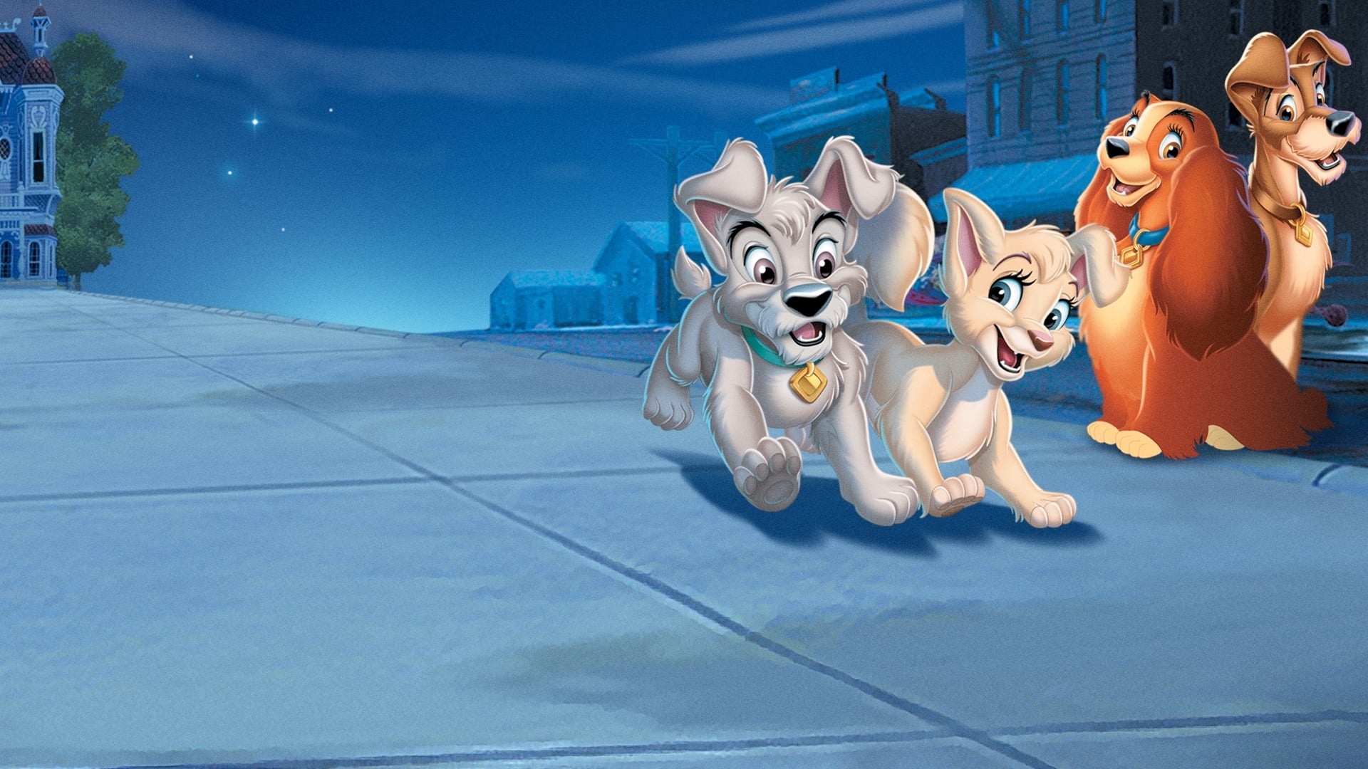 Lady and the Tramp II, Scamps adventure, Movie backdrop, The movie database, 1920x1080 Full HD Desktop