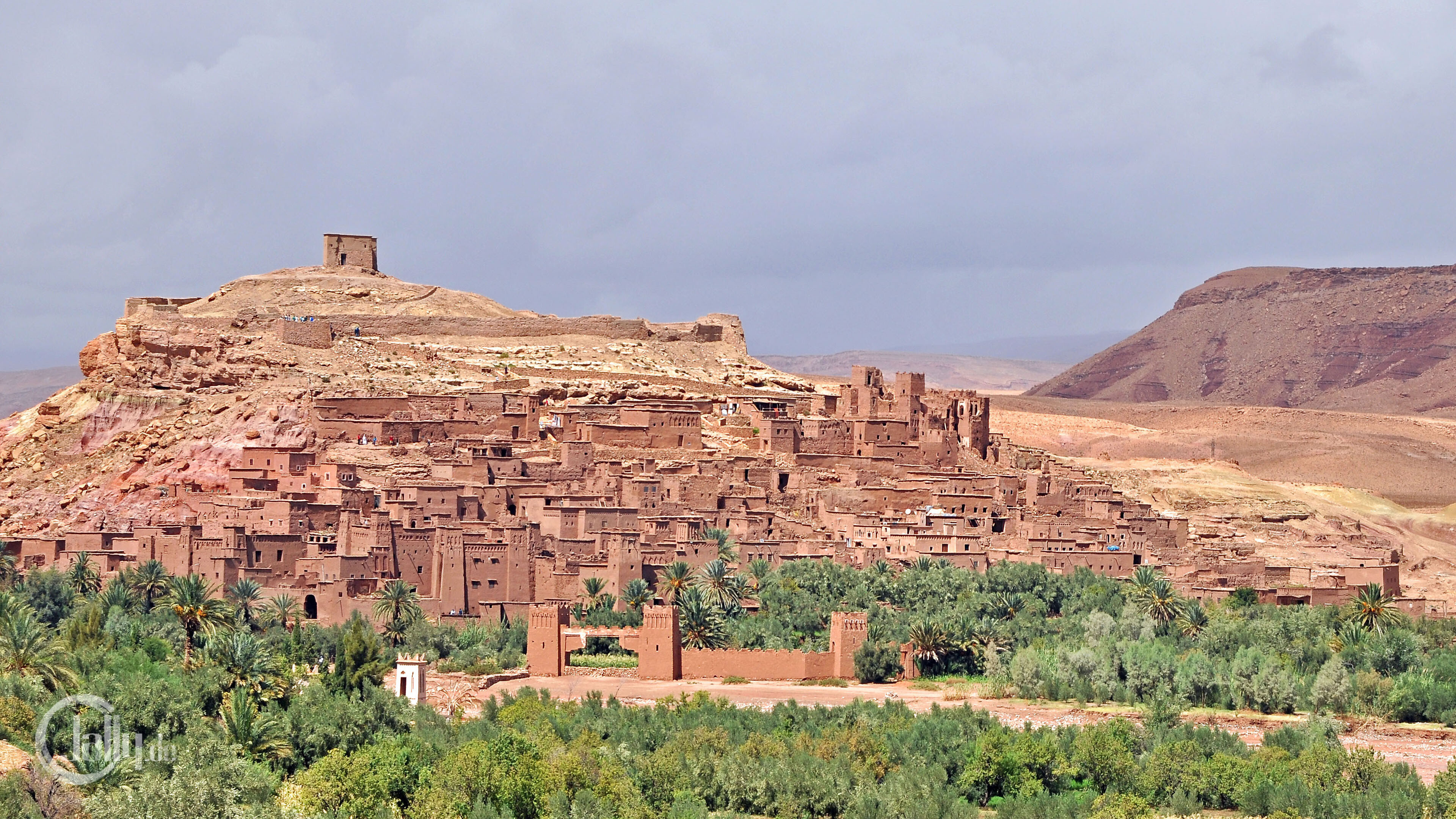Morocco: Palace Ait Ben Haddou, A country in the Maghreb region of North Africa. 3840x2160 4K Wallpaper.