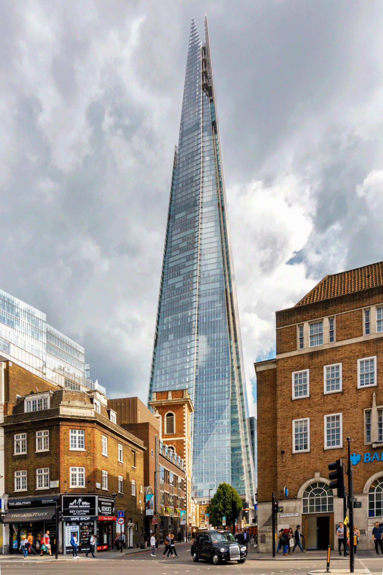 The Shard, Glass tower, London Bridge, Landmarks, 1340x2000 HD Phone