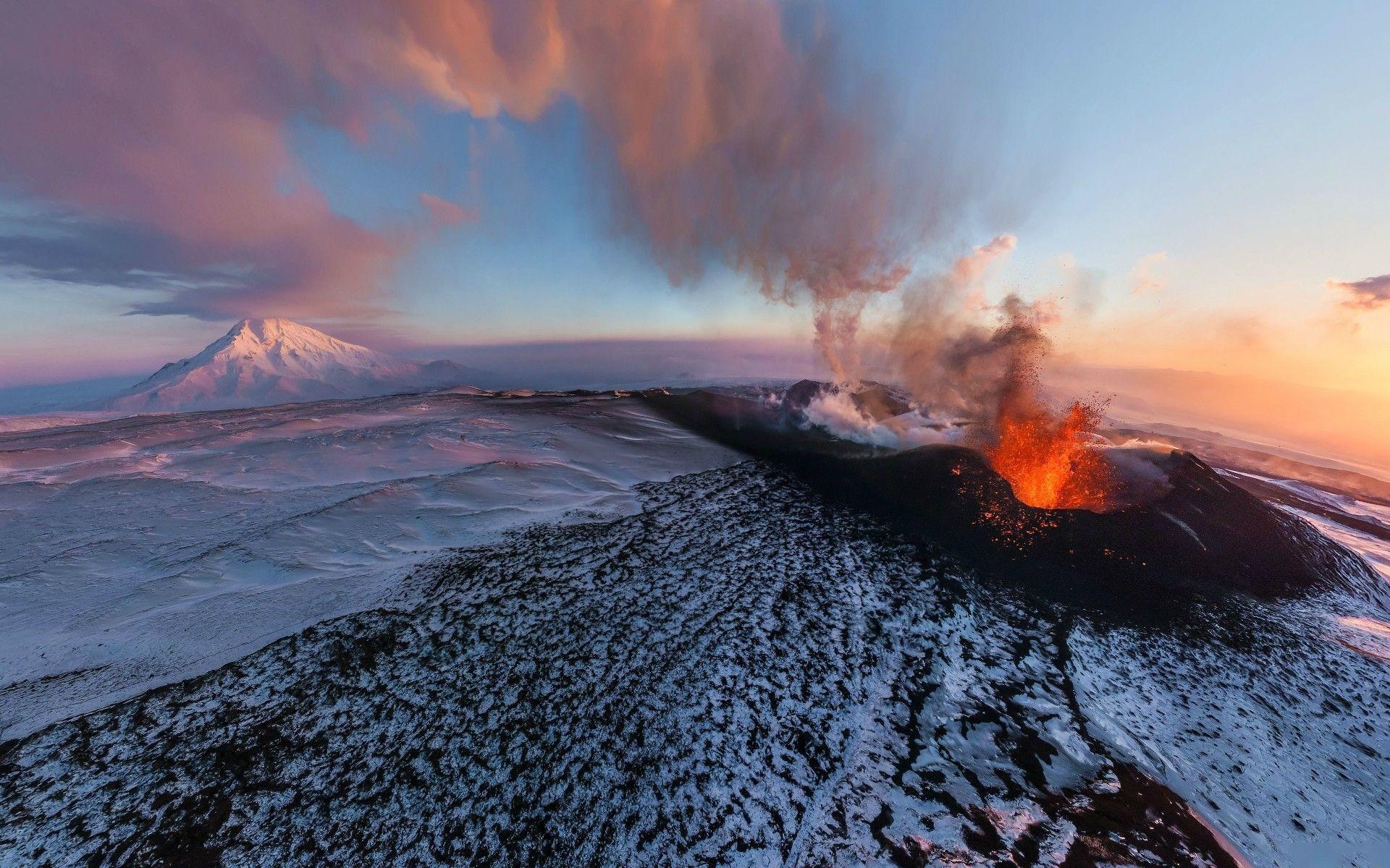 Volcano wallpapers, Nature's fury, Fiery eruptions, Magma landscapes, 1920x1200 HD Desktop