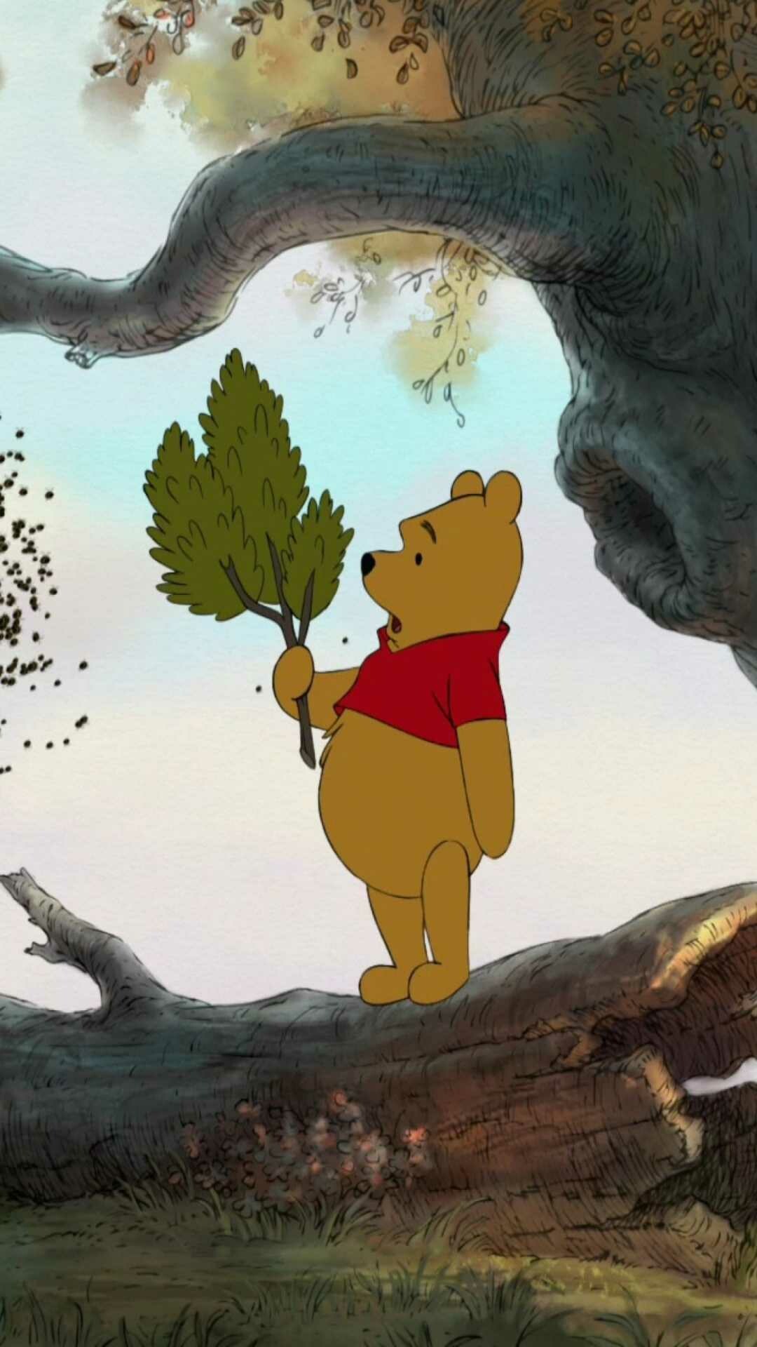 The Many Adventures of Winnie the Pooh: One of the best-known characters in British children's literature, Teddy bear. 1080x1920 Full HD Background.