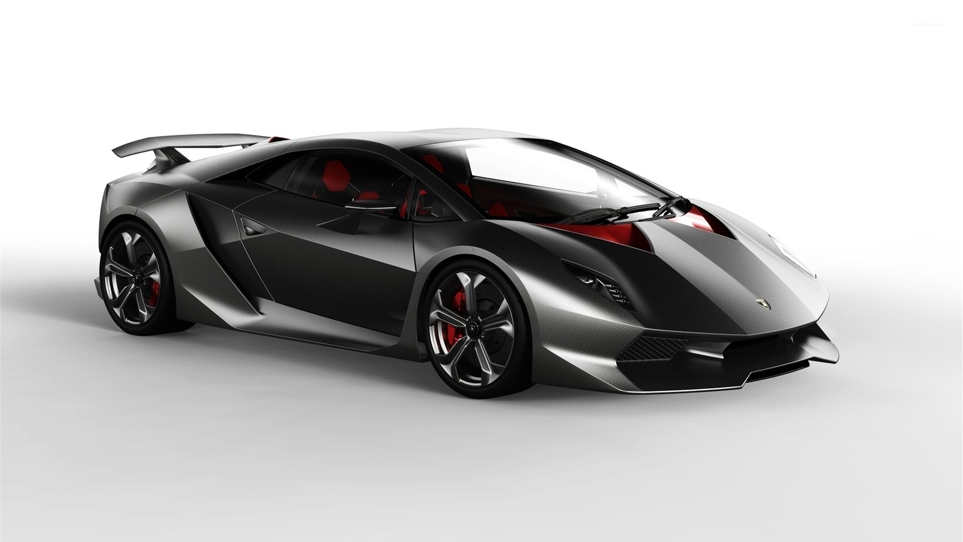 Black Lamborghini Sesto Elemento, Side view, Car wallpapers, Speed demon, 1920x1080 Full HD Desktop