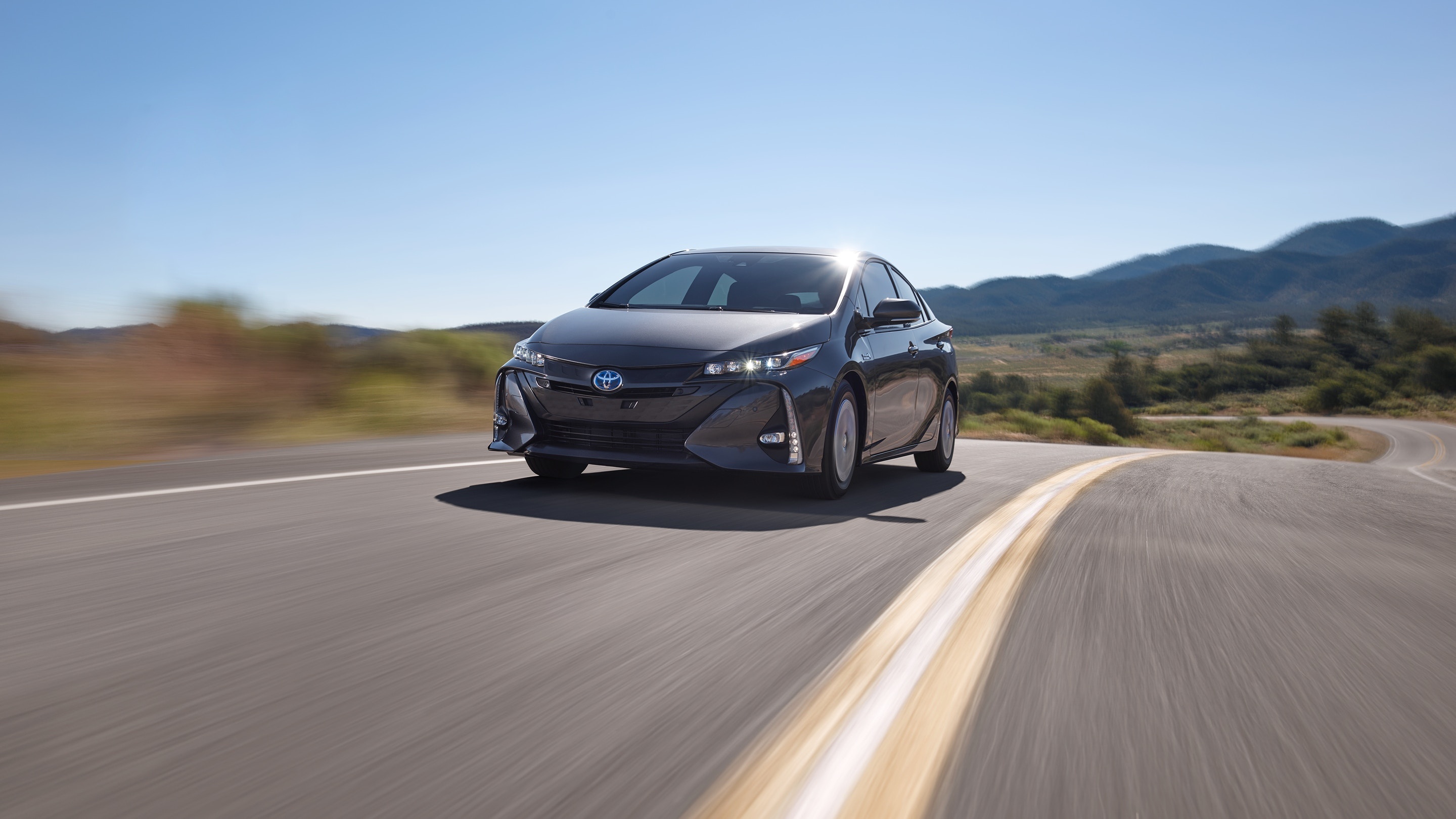Toyota Prius Prime, Fun facts, 2017 model, Fuel-efficiency, 2880x1620 HD Desktop