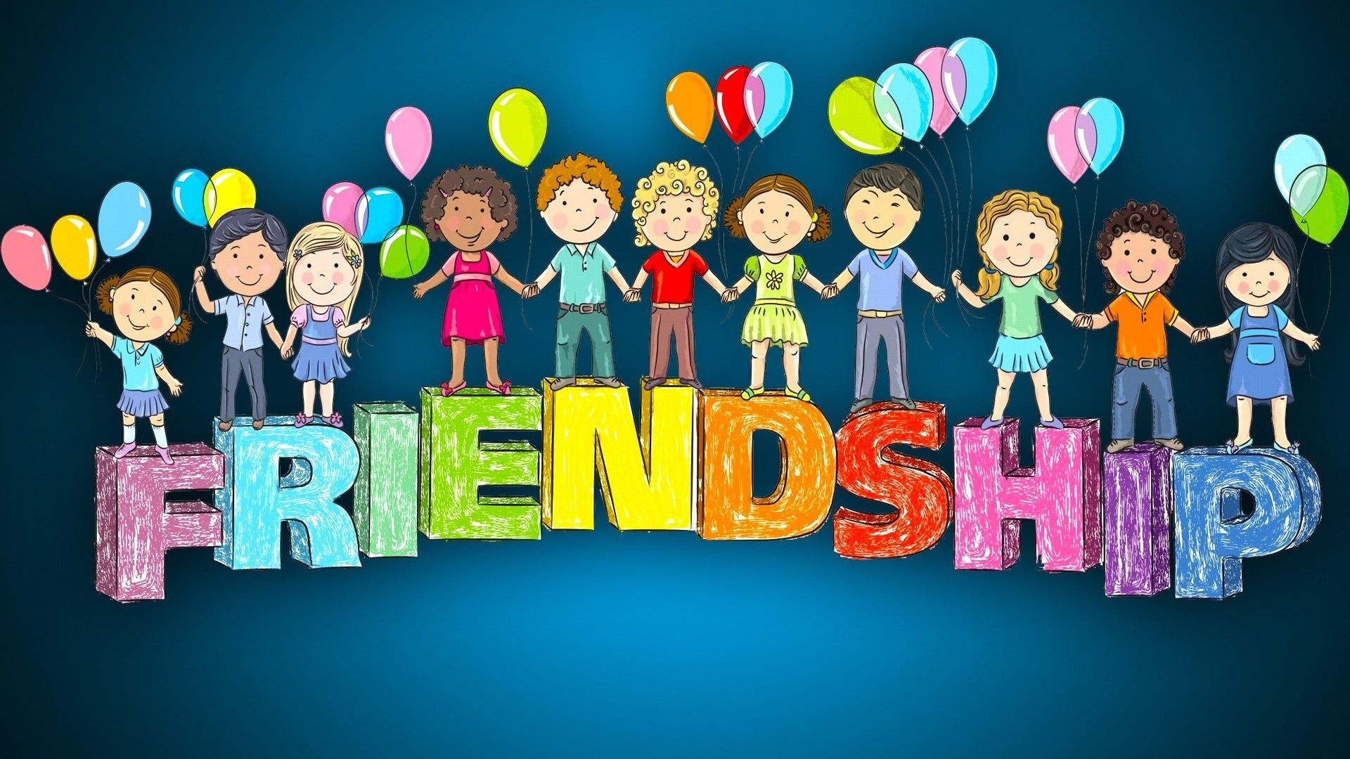 Friendship: Devotion, Sharing similar interests and feelings. 1920x1080 Full HD Wallpaper.