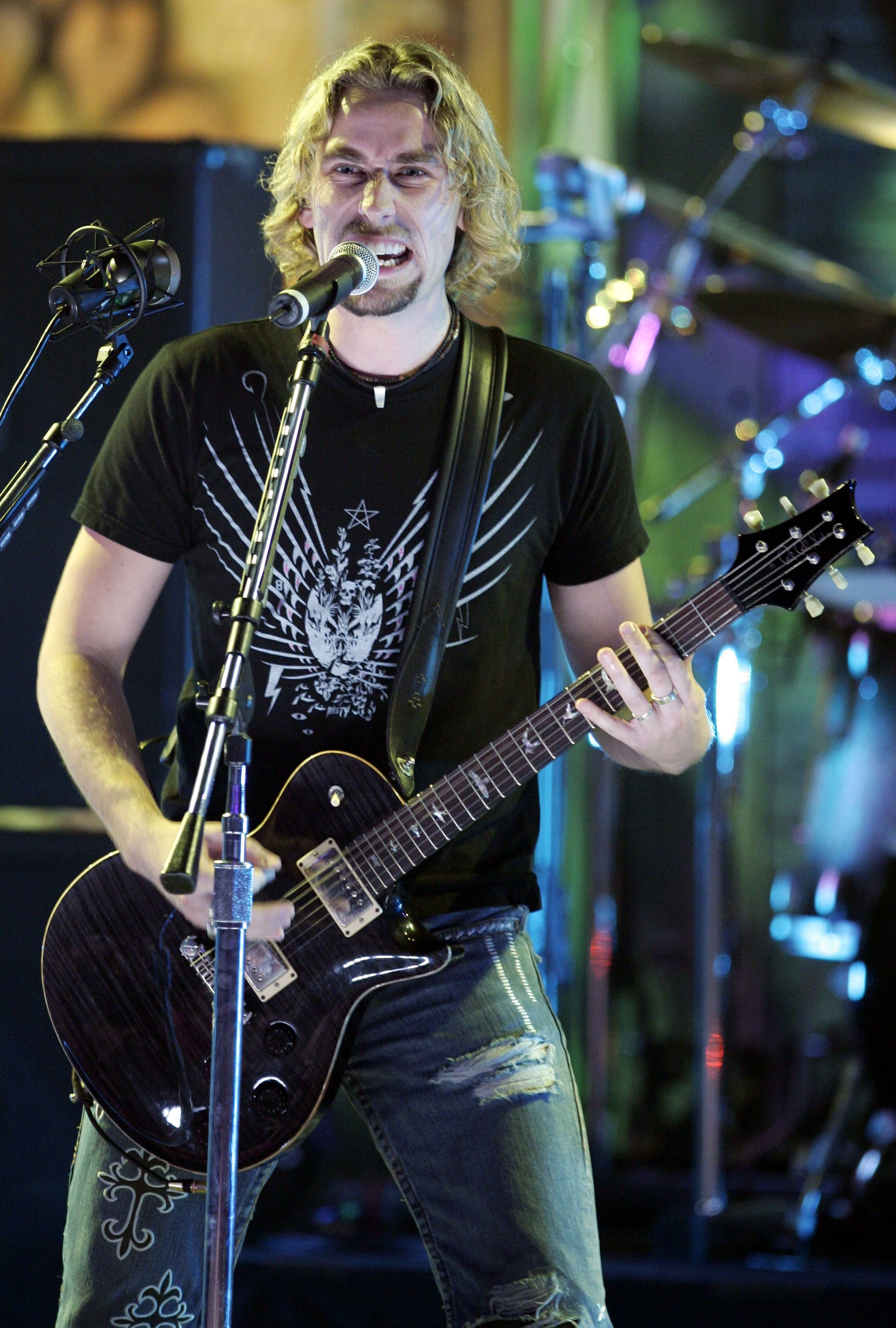 Nickelback: Lead singer Chad Kroeger, A Canadian musician. 2060x3040 HD Background.