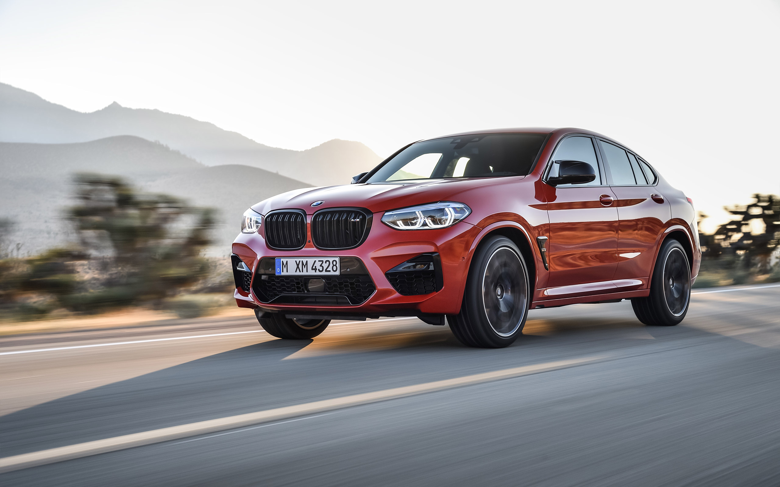 BMW X4 M Competition, 2020 model, Red Sports Crossover, 2560x1600 HD Desktop
