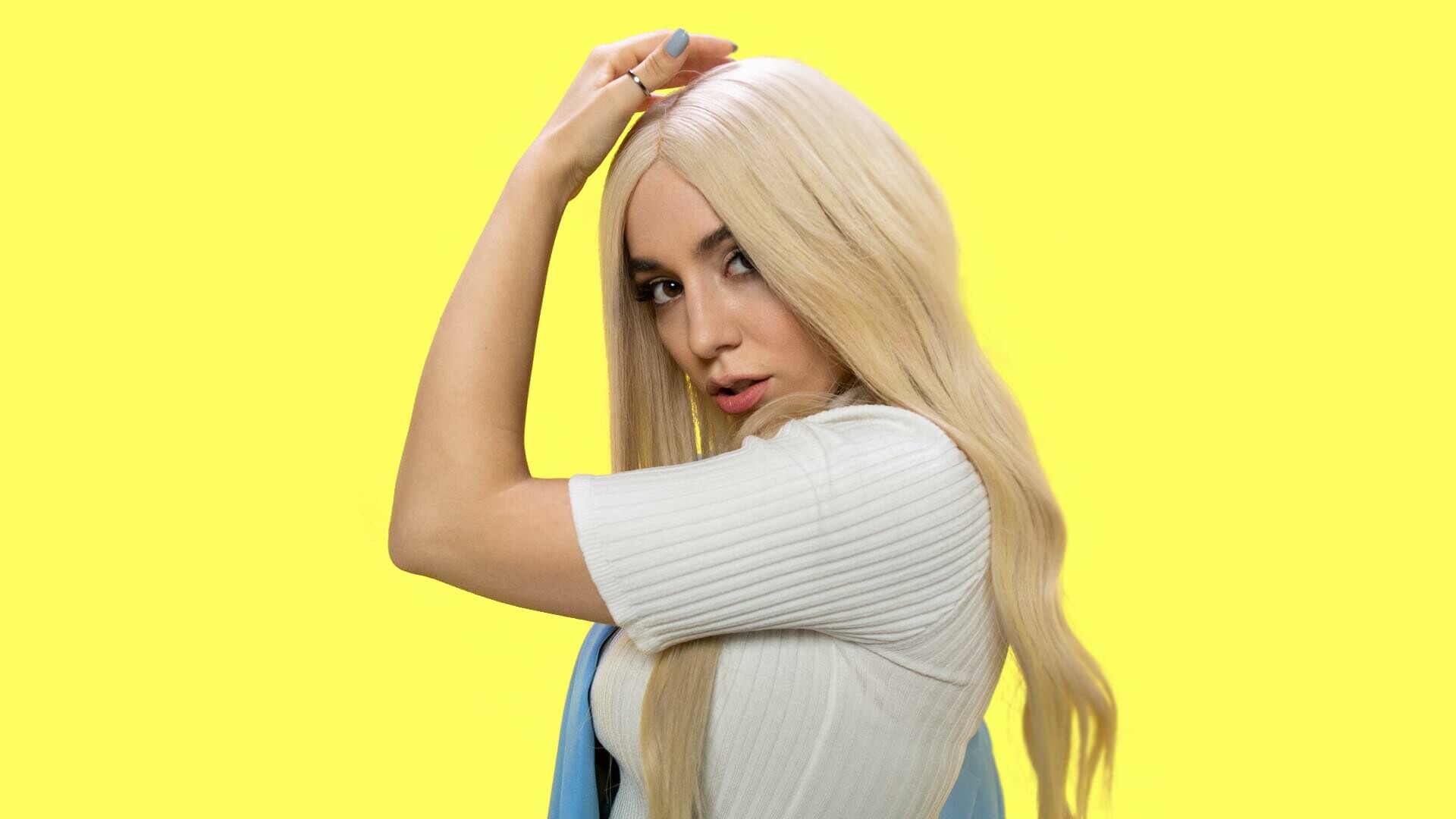 Ava Max: She was featured on the song "Slow Dance" by American singer-songwriter AJ Mitchell. 1920x1080 Full HD Wallpaper.