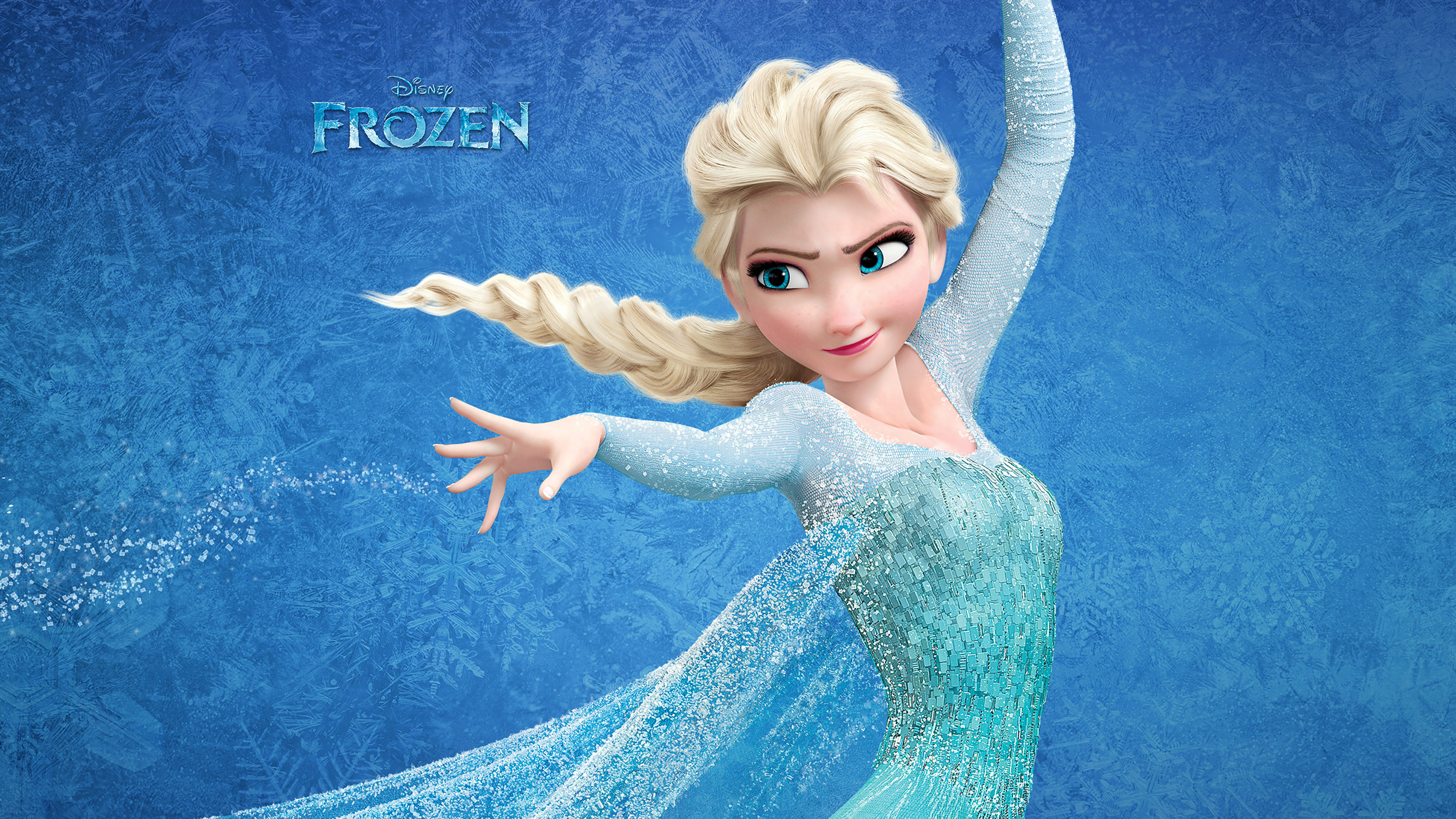 Desktop wallpaper, Frozen Elsa, Disney illust, 3840x2160 4K Desktop
