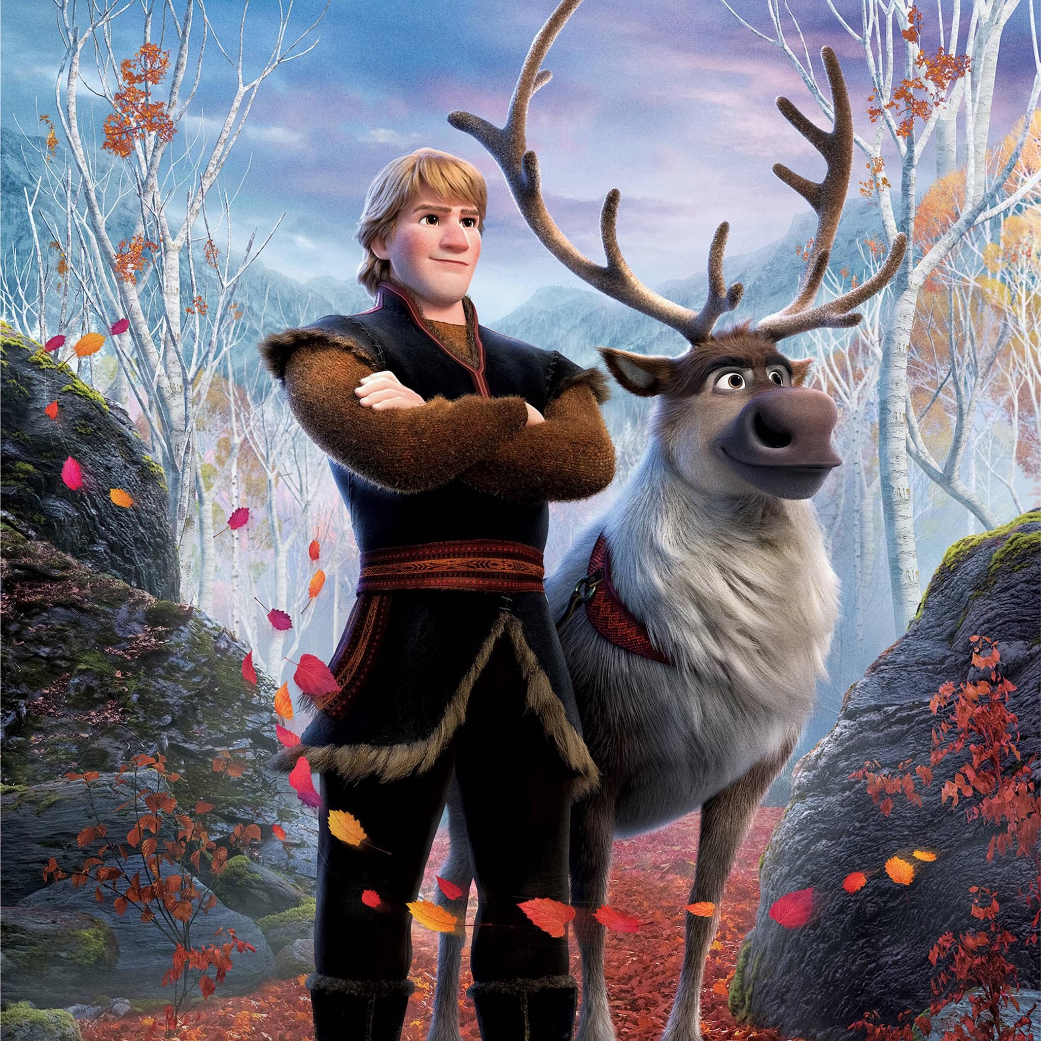 Kristoff, Top free backgrounds, Animated movies, 2060x2060 HD Phone