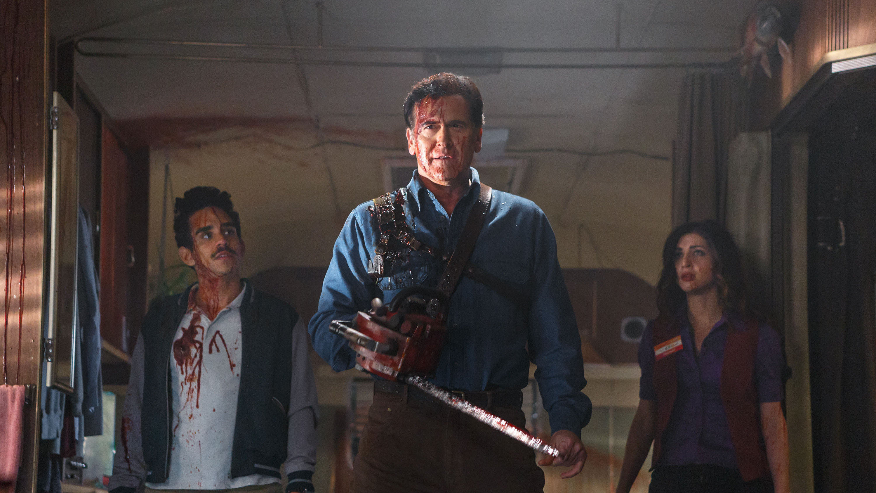Bruce Campbell: Ash Williams, The 24th greatest movie character of all time by Empire magazine. 3000x1690 HD Background.