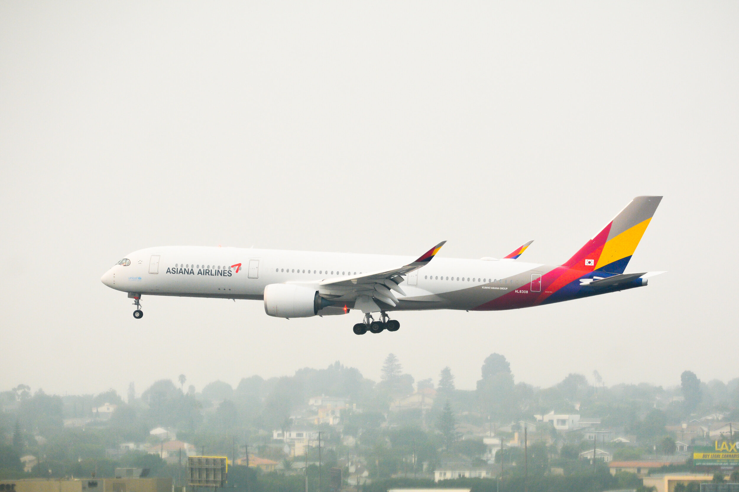 Asiana Airlines, September 2020 planespotting, Lax part one, Travels, 2500x1670 HD Desktop