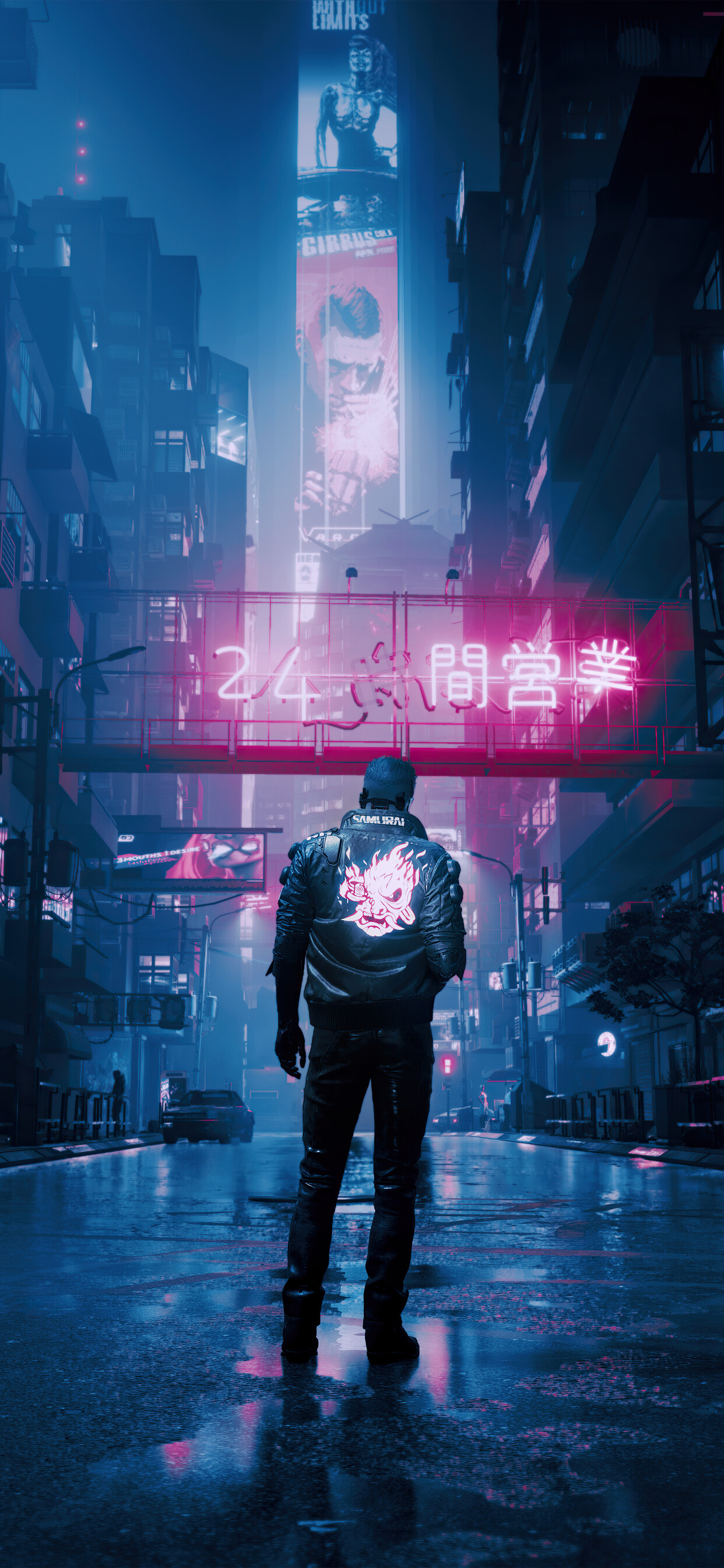 Cyberpunk 2077: An open-world, action-adventure RPG set in the megalopolis of Night City. 1250x2690 HD Wallpaper.
