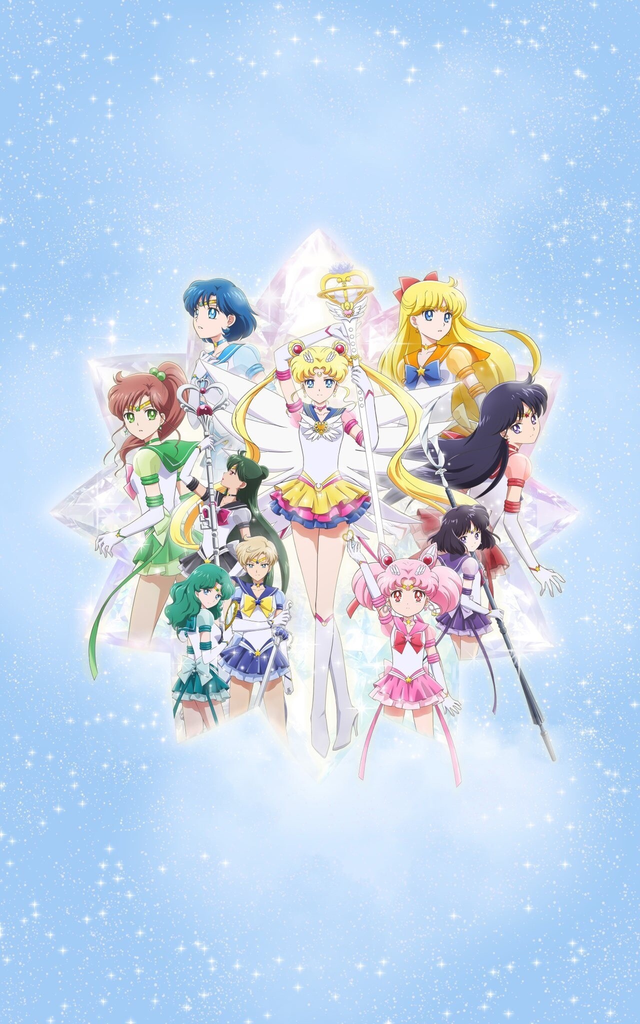 Sailor Moon Eternal: Yasuharu Takanashi composed the music for the two-part film. 1280x2050 HD Wallpaper.