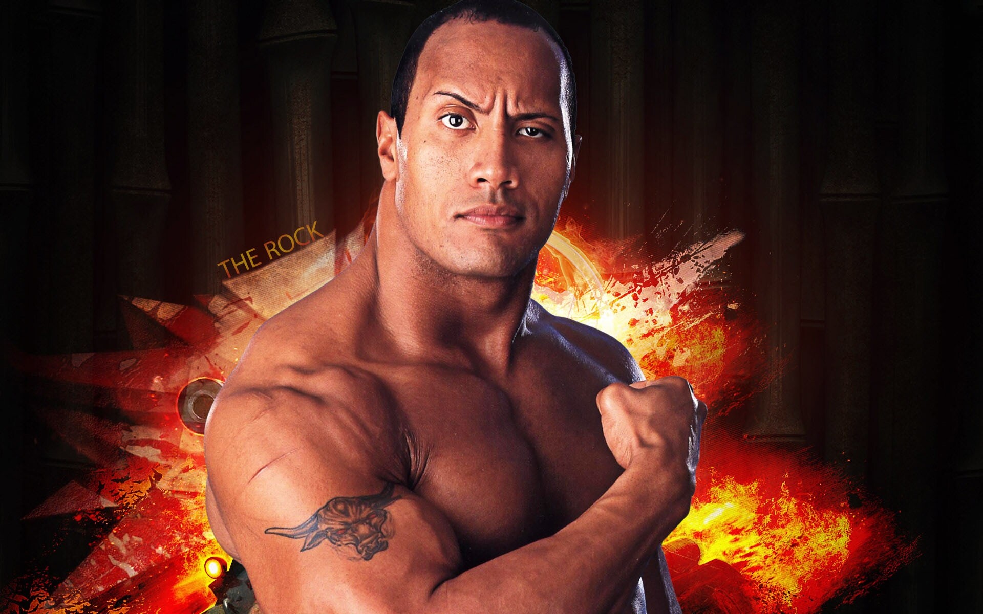 Dwayne Johnson: WWE, The Rock, Defeated Rikishi at the 2000 Survivor Series. 1920x1200 HD Wallpaper.