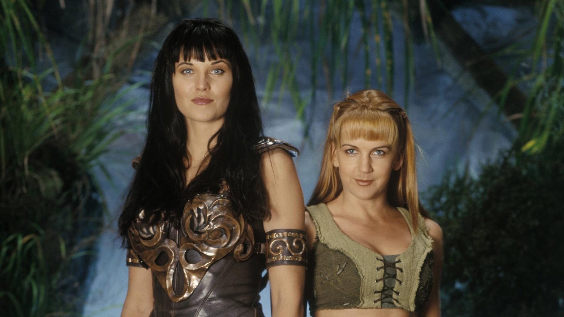 Xena: Warrior Princess (TV Series): Lucy Lawless and Renee O'Connor as Gabrielle - the best friend and a soulmate. 1920x1080 Full HD Background.