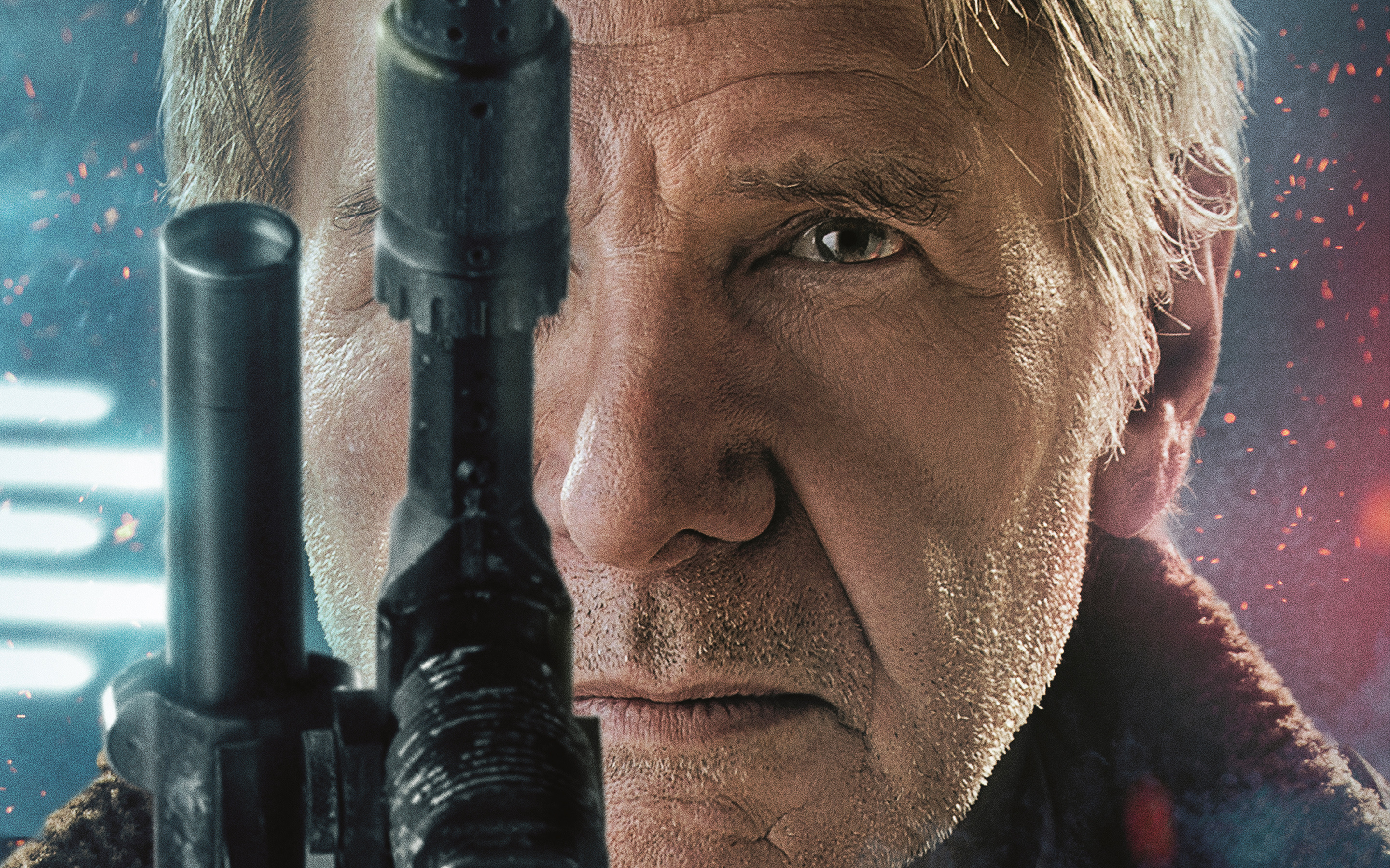 Harrison Ford: Gained worldwide fame for his starring role as Han Solo. 2880x1800 HD Background.