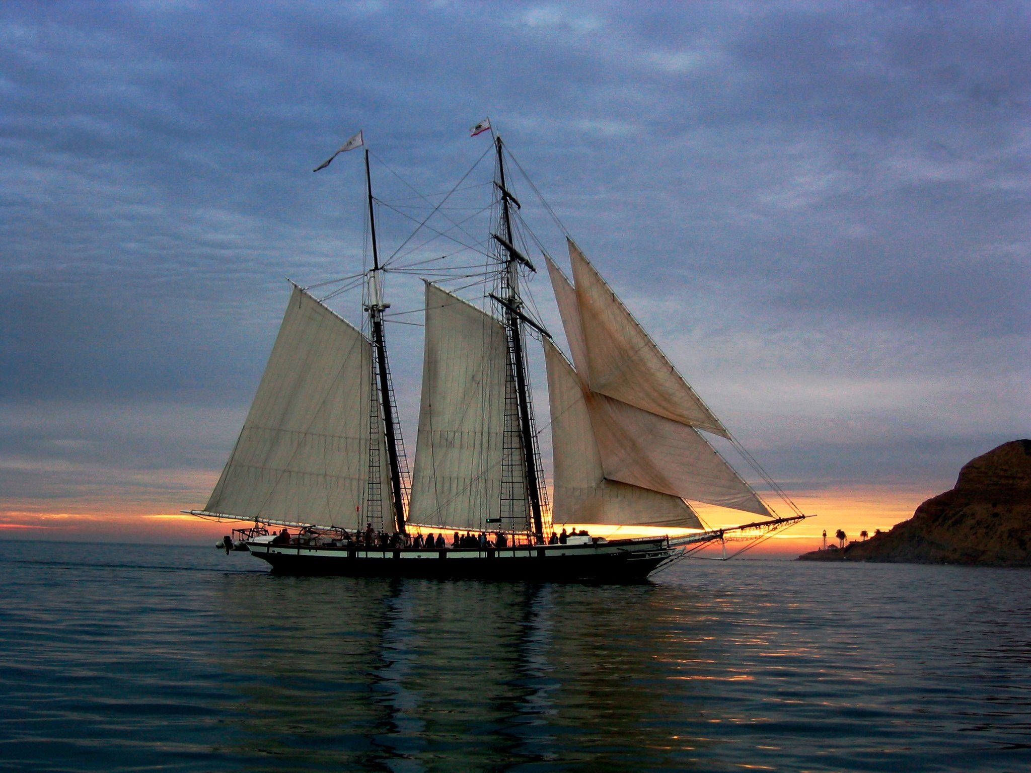 Schooner: The Californian, A gaff-rigged boat, Sailing ships, Classic sailing. 2050x1540 HD Wallpaper.