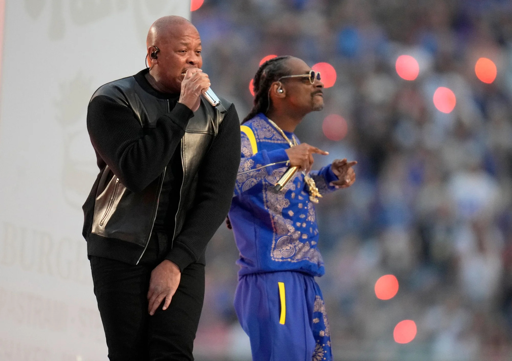 Super Bowl LVI Halftime Show: Dr. Dre, Snoop Dogg, Competition event. 2000x1410 HD Wallpaper.