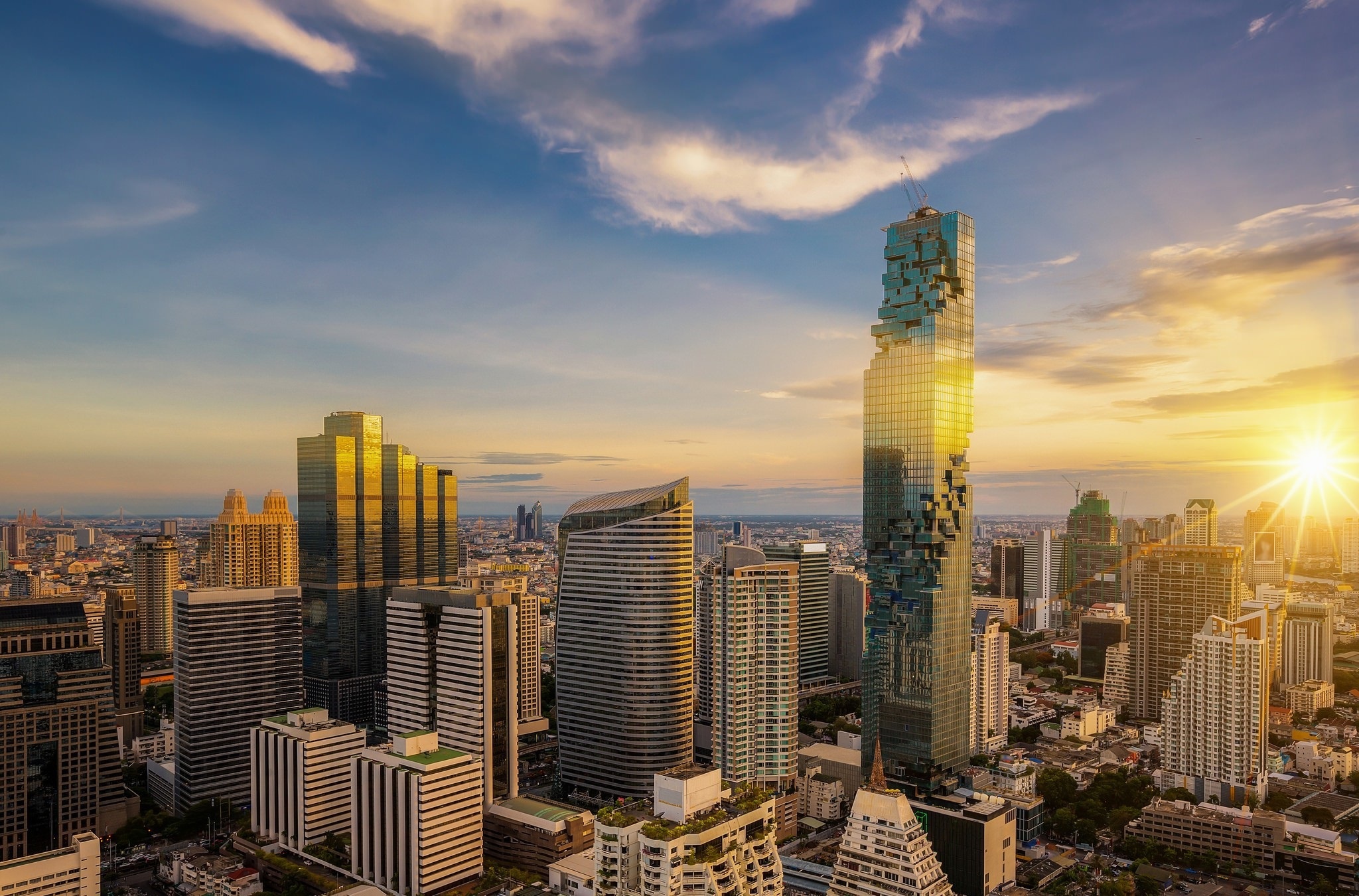 Bangkok skyline, HD wallpaper, Urban background, Beautiful city, 2050x1350 HD Desktop