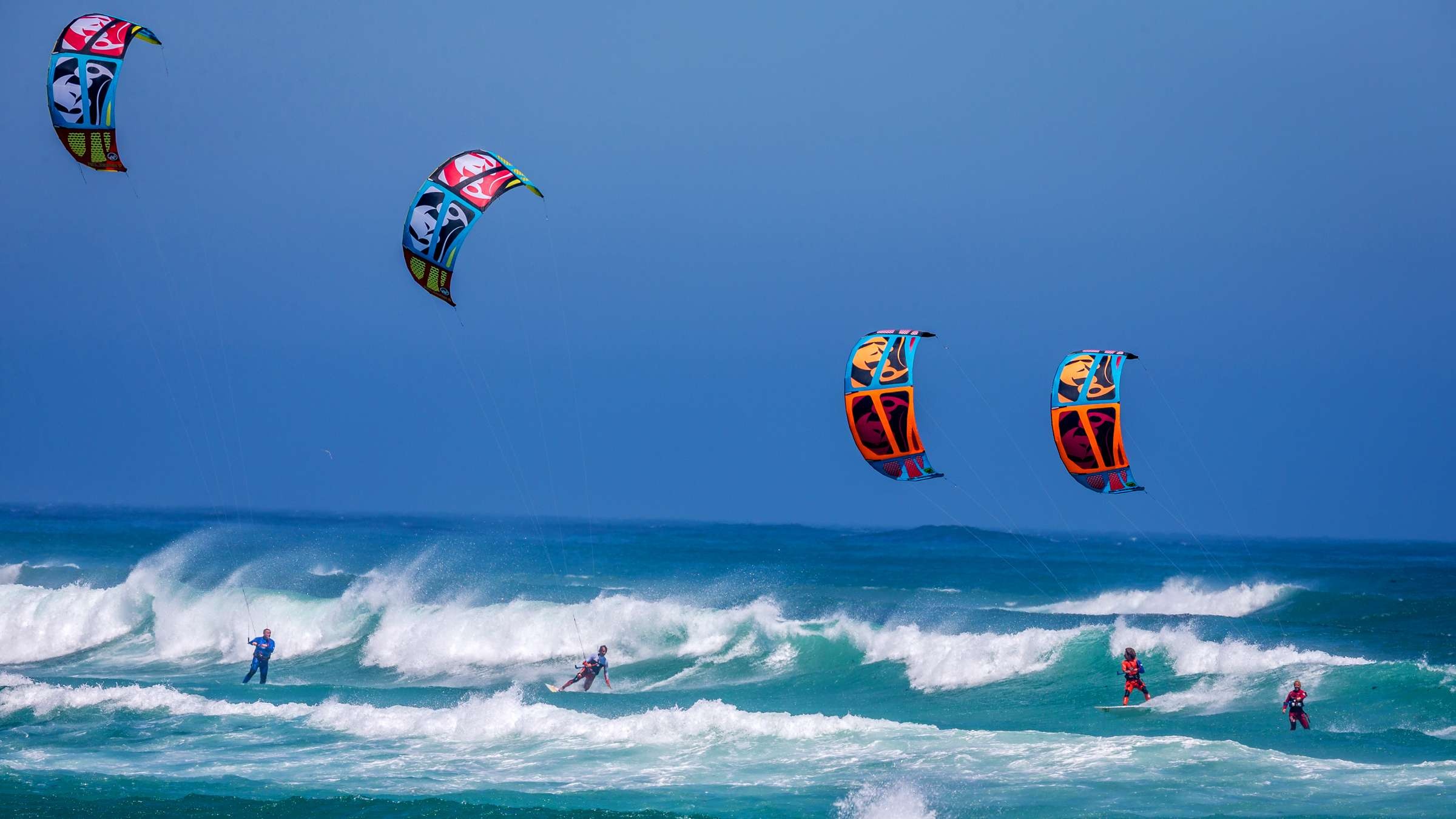 Kite surfing adventure, HD wallpapers, Desktop and mobile, Aquatic thrill, 2400x1350 HD Desktop