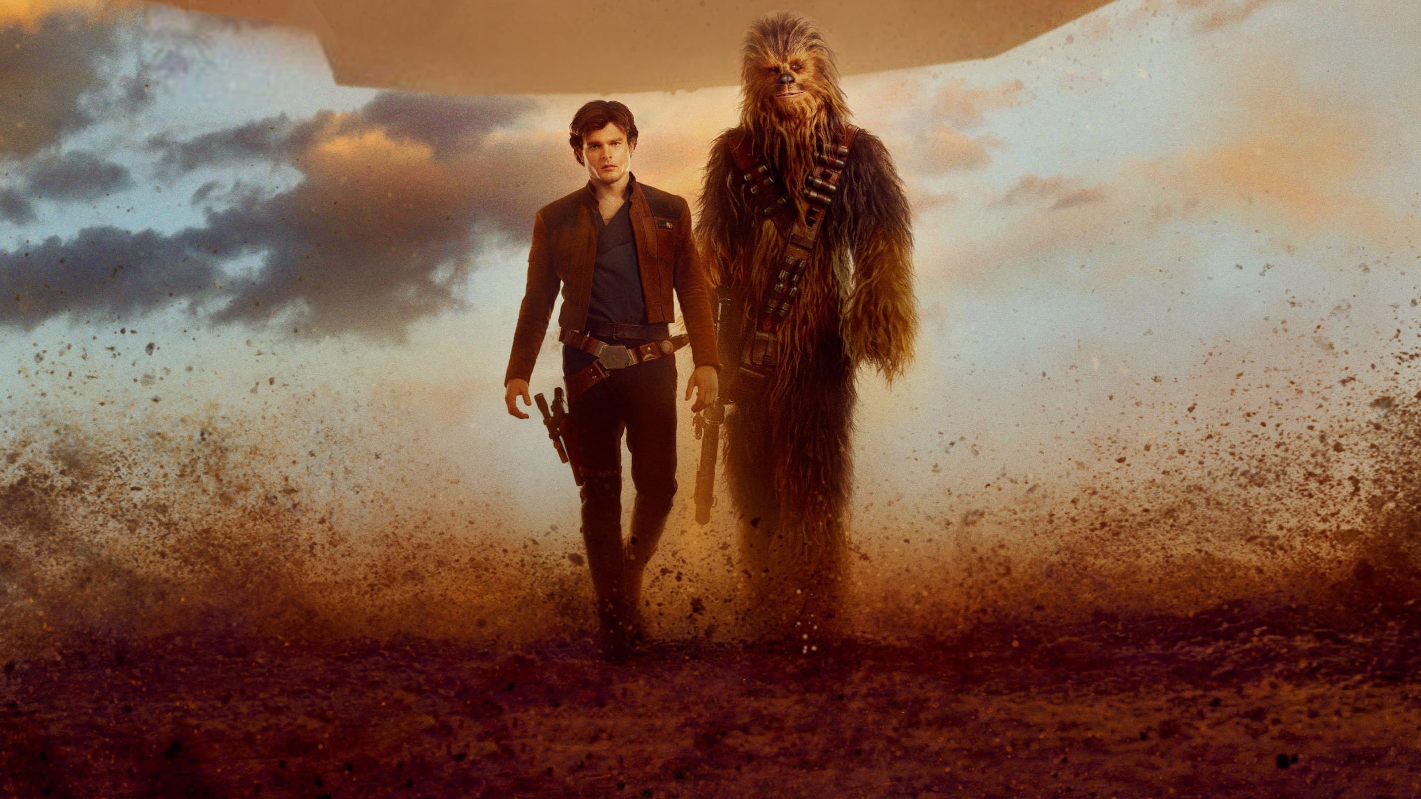 Chewbacca movies, Han Solo and Chewbacca, 2870x1620 HD Desktop