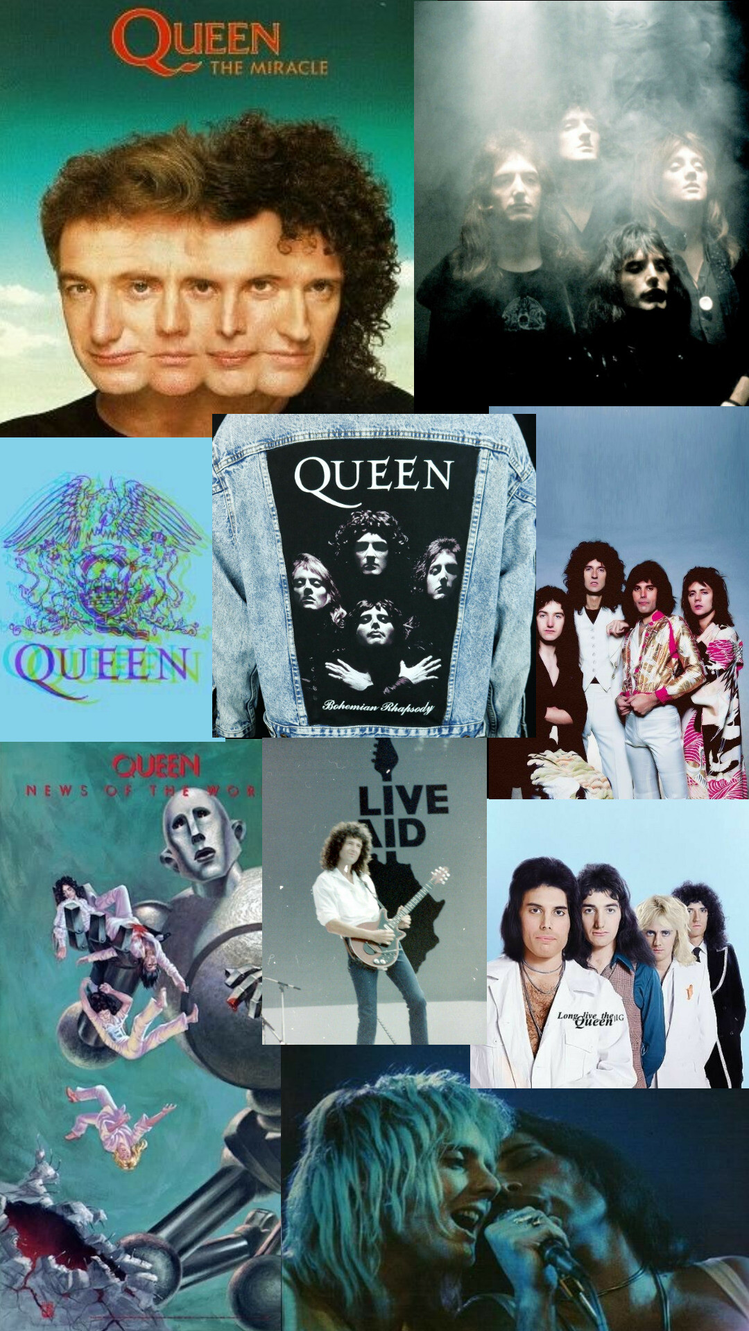 Queen: A British rock band, We Will Rock You, The Miracle, News of the World. 1080x1920 Full HD Wallpaper.