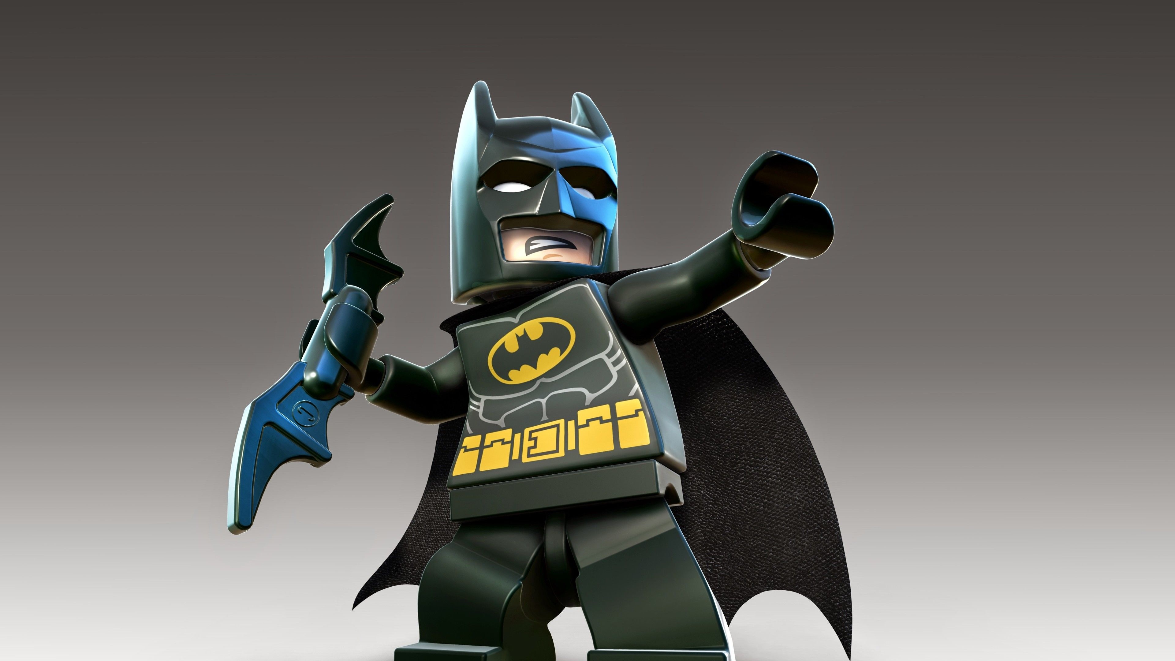 Lego Batman characters, Animated adventure, Gotham City guardian, Epic showdown, 3840x2160 4K Desktop