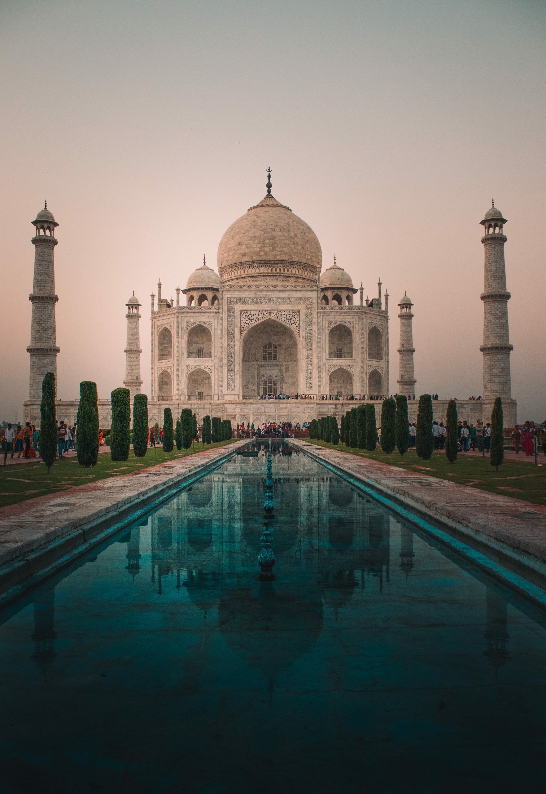 India: Taj Mahal, Landmark, Architecture. 1770x2560 HD Background.
