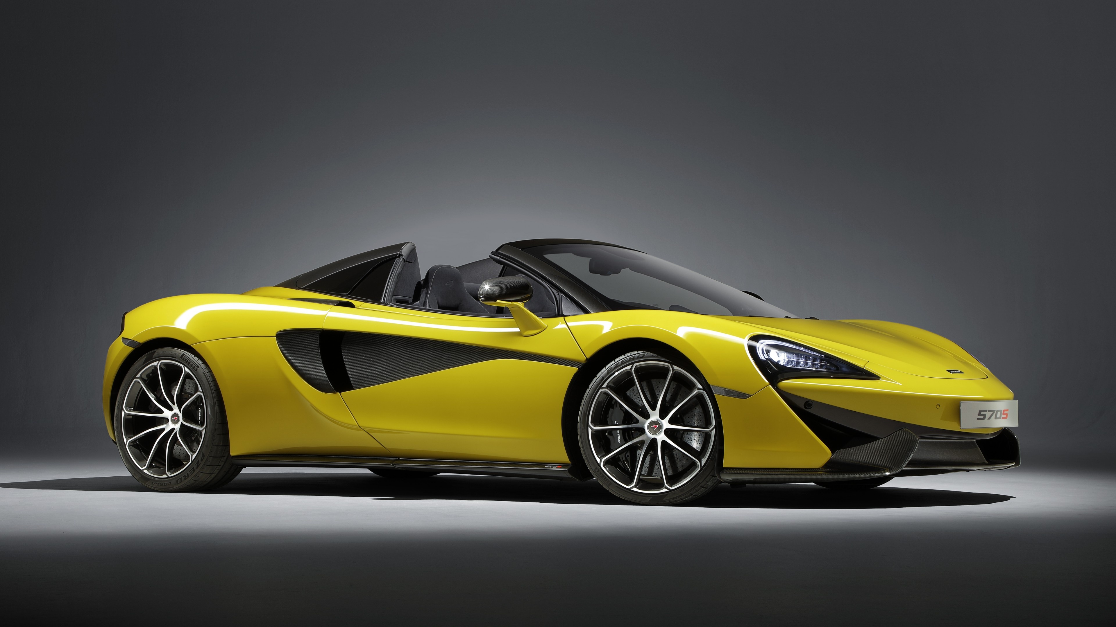 McLaren 570S, Striking yellow beauty, HD wallpapers, Supercar speed, 3840x2160 4K Desktop