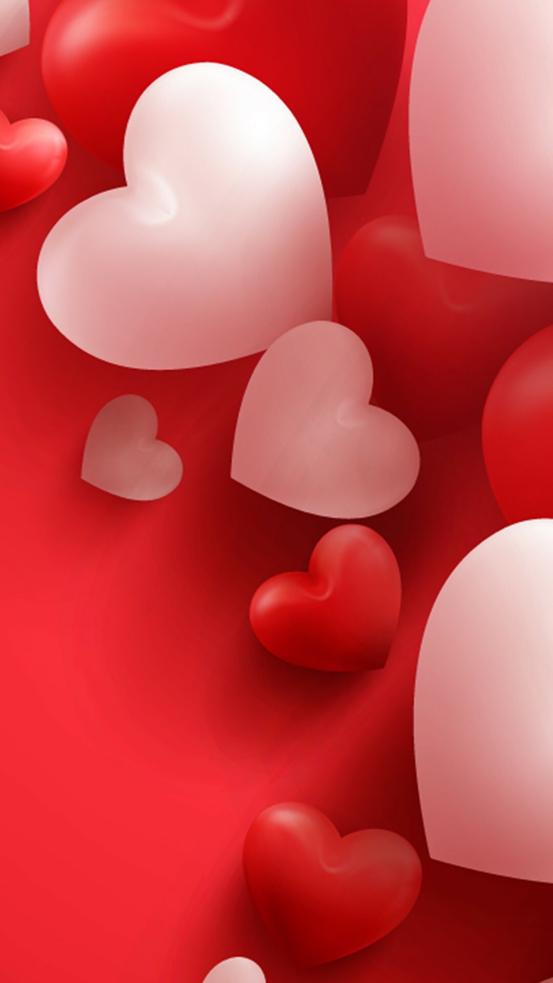 Heart: Valentine's Day, Love symbol, Holiday. 1080x1920 Full HD Wallpaper.